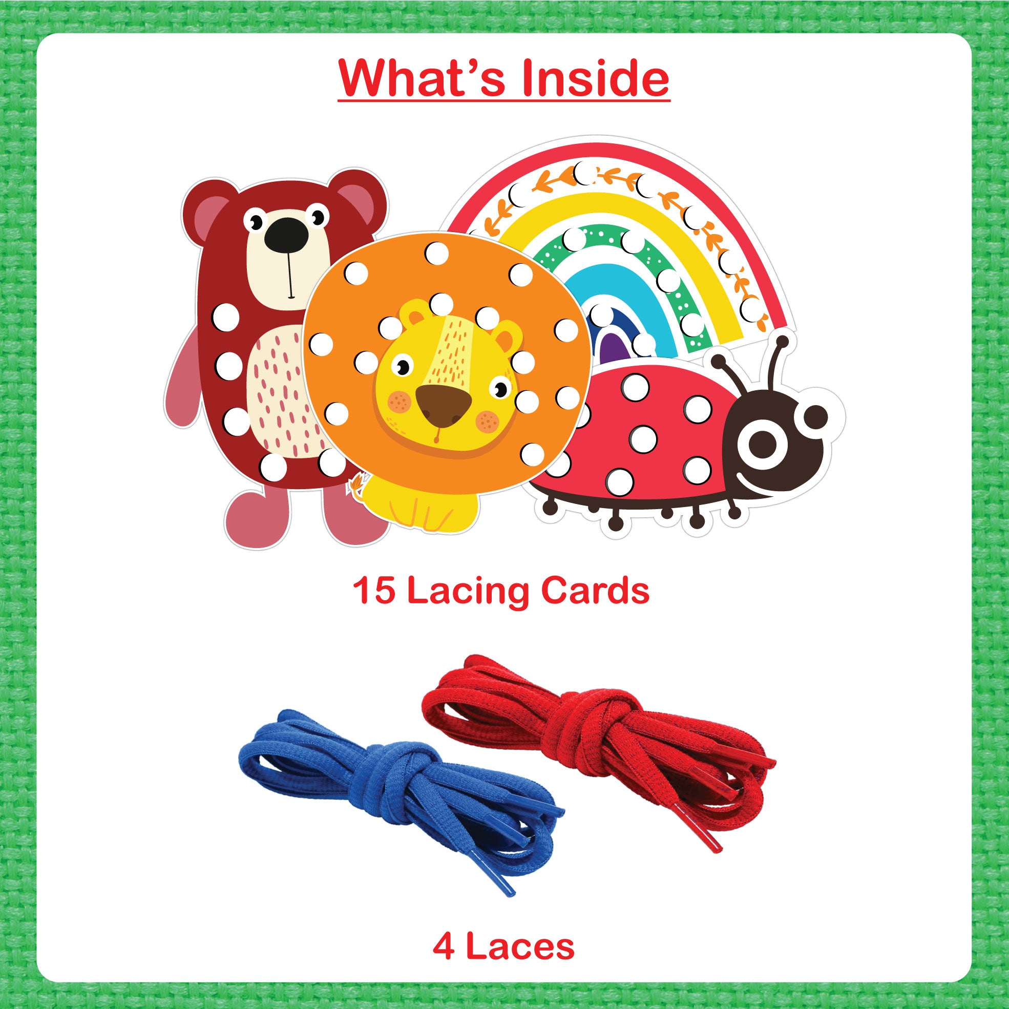 Learn to Stitch, Lacing Activity, Age 2+