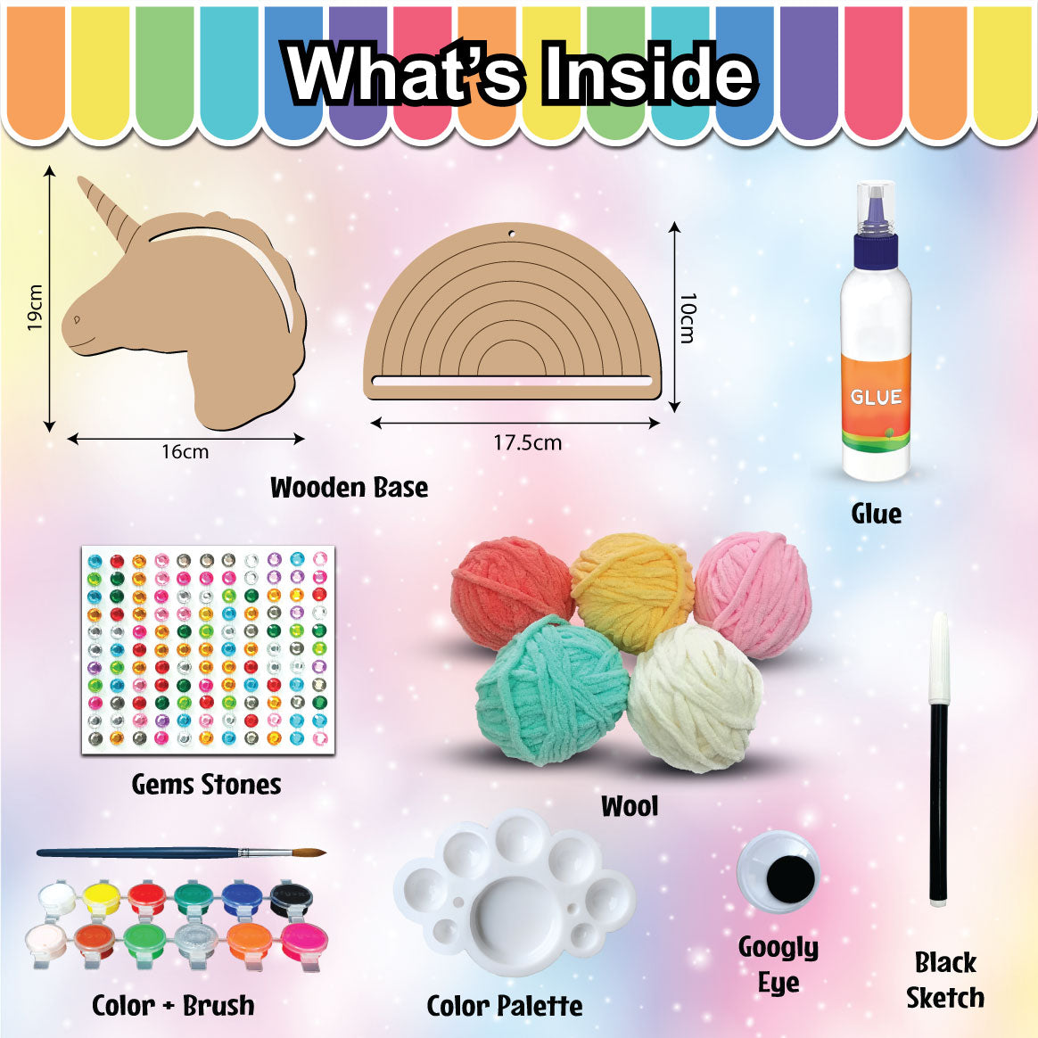 Hairbow Holder Art and Craft Activity Kit, Age 6+