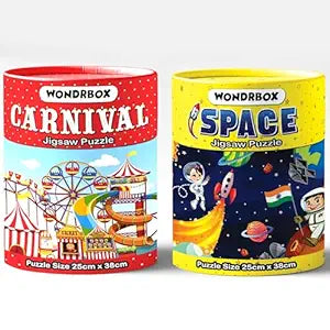 60 Pcs Jigsaw Puzzle Carnival + Space