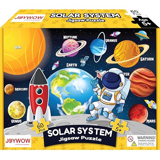 Birthday Return Gifts ,Solar System Jigsaw Puzzle (Pack of 5 ), Age 5+