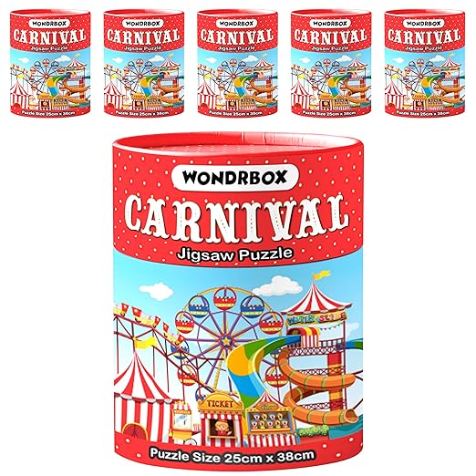 WONDRBOX Birthday Return Gift | Carnival Puzzle-(Pack of 6)