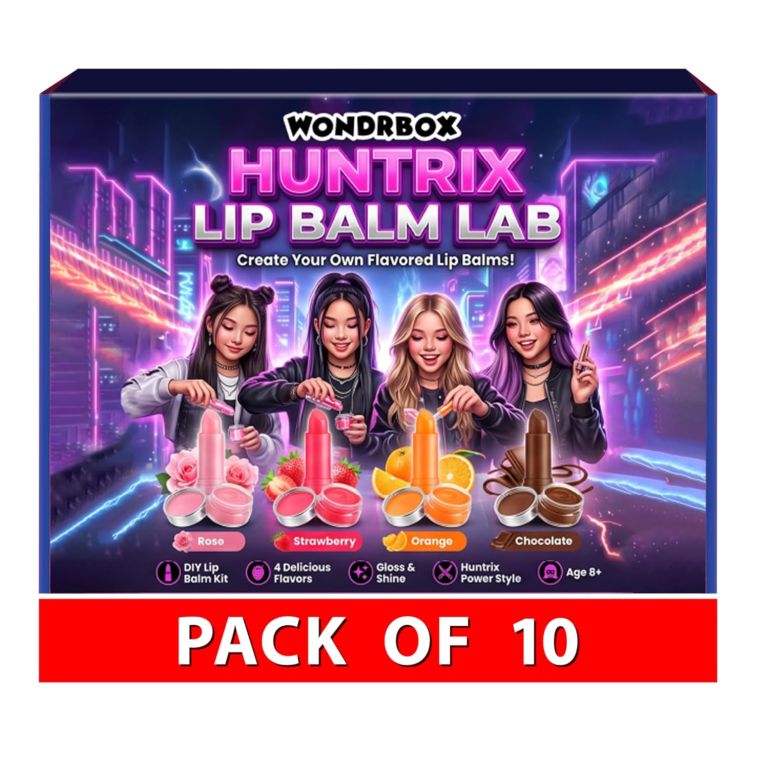 Huntrix Lip Balm Lab DIY Kit (Pack of 10)