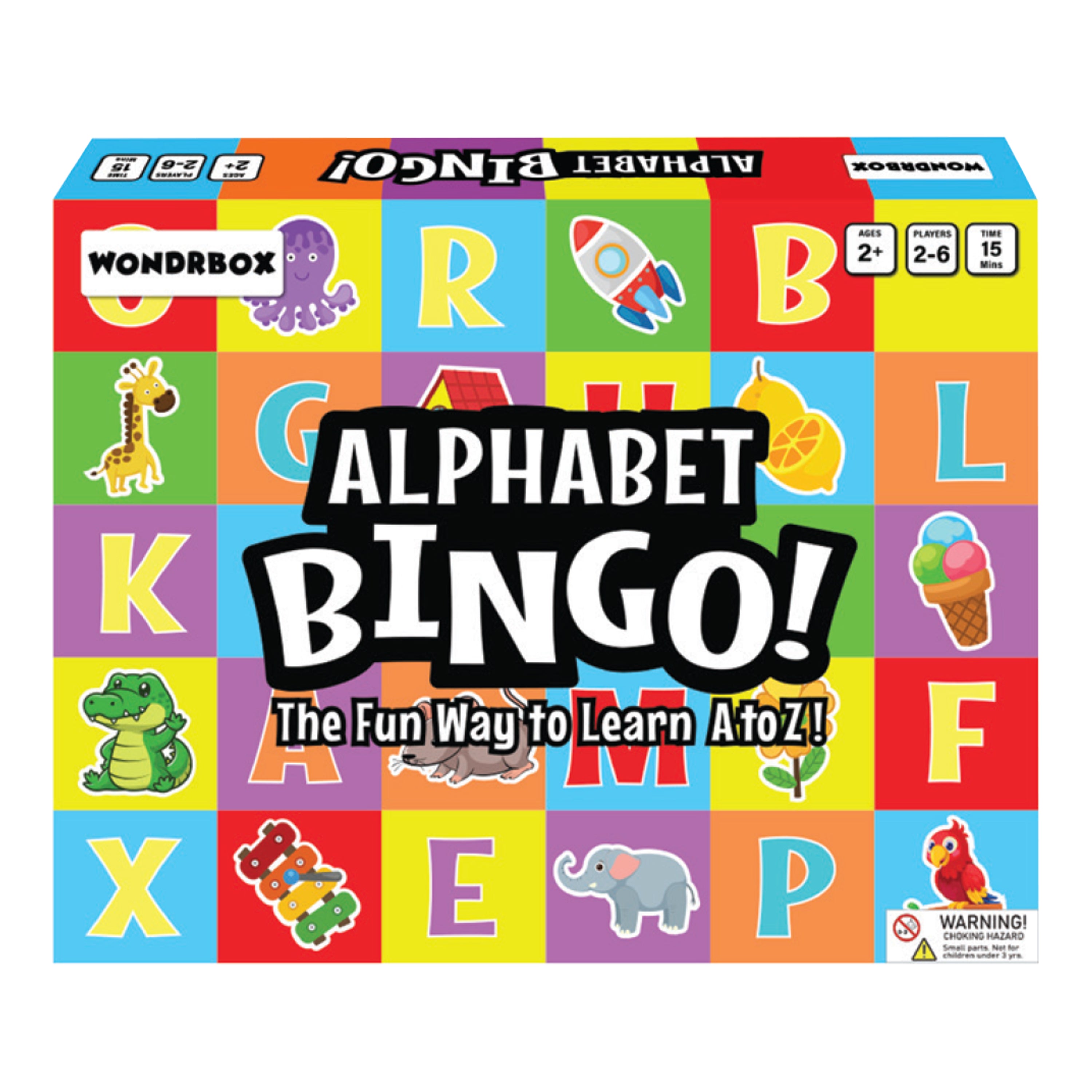 Alphabet Bingo Board Game Ages 2+