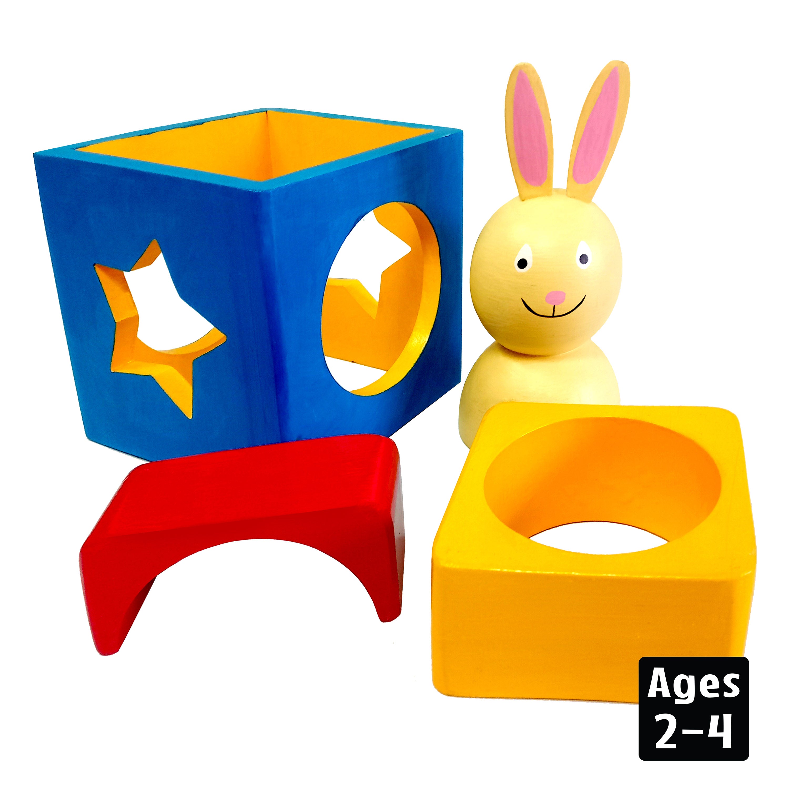 Bunny Boo Wooden Toys, Age 2+