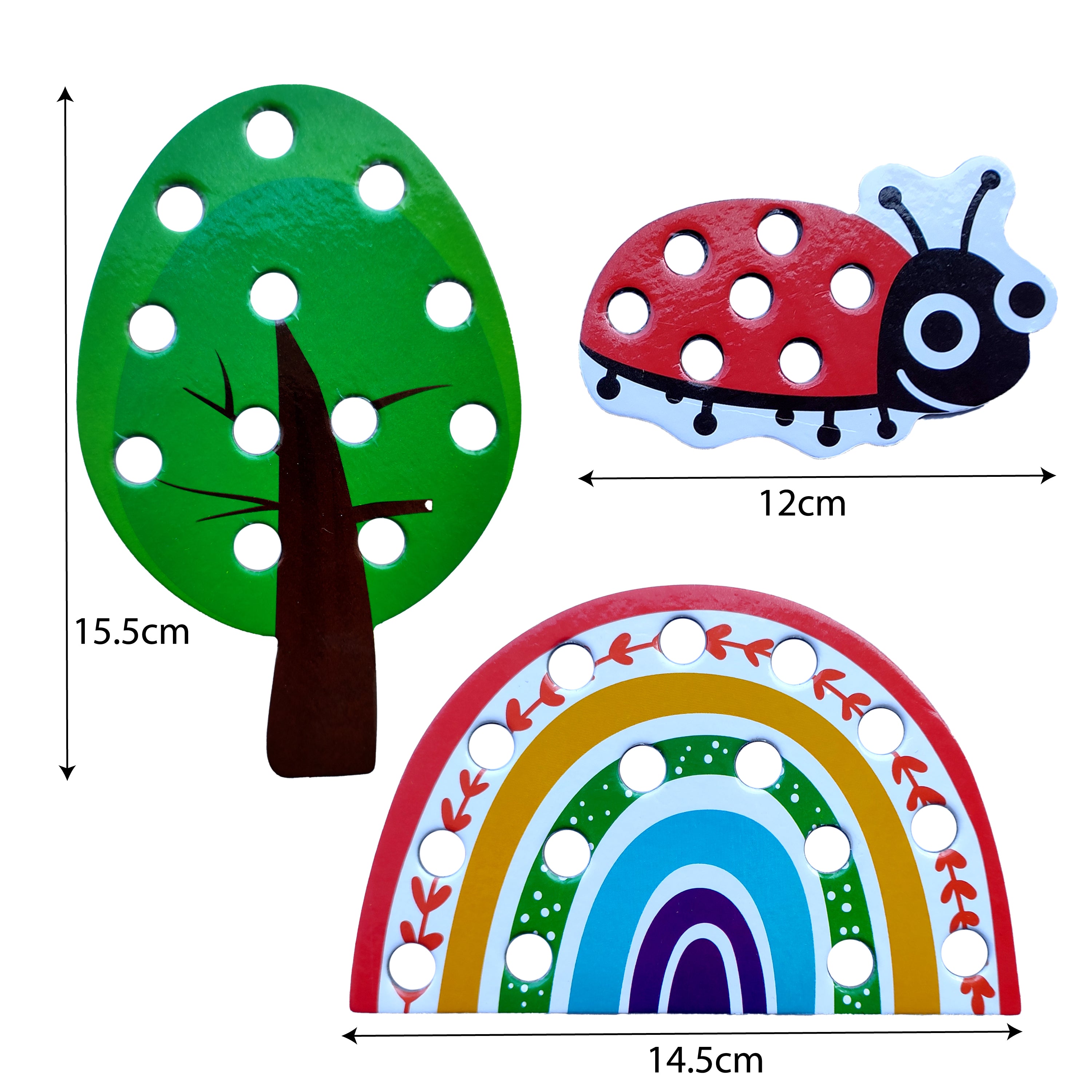 Birthday Return Gift for Kids - Nature Lacing , Pack of 5 ,Age 2+