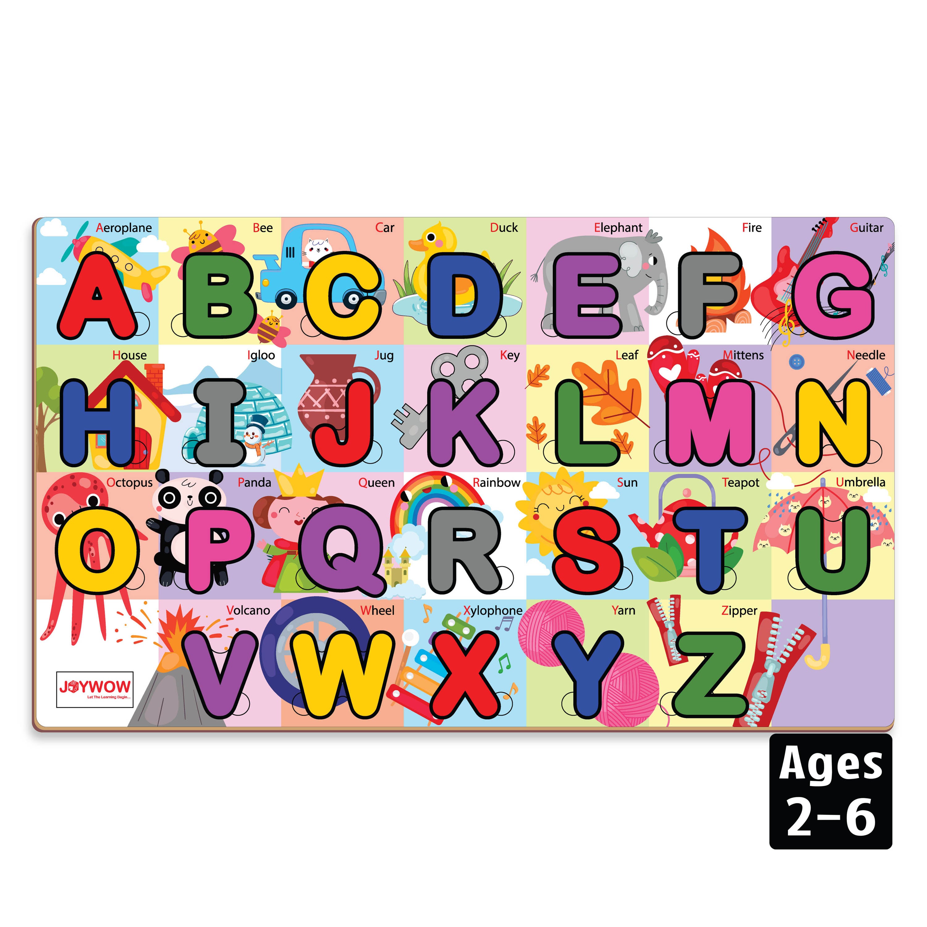 Wooden Alphabet Puzzle, Age 2+