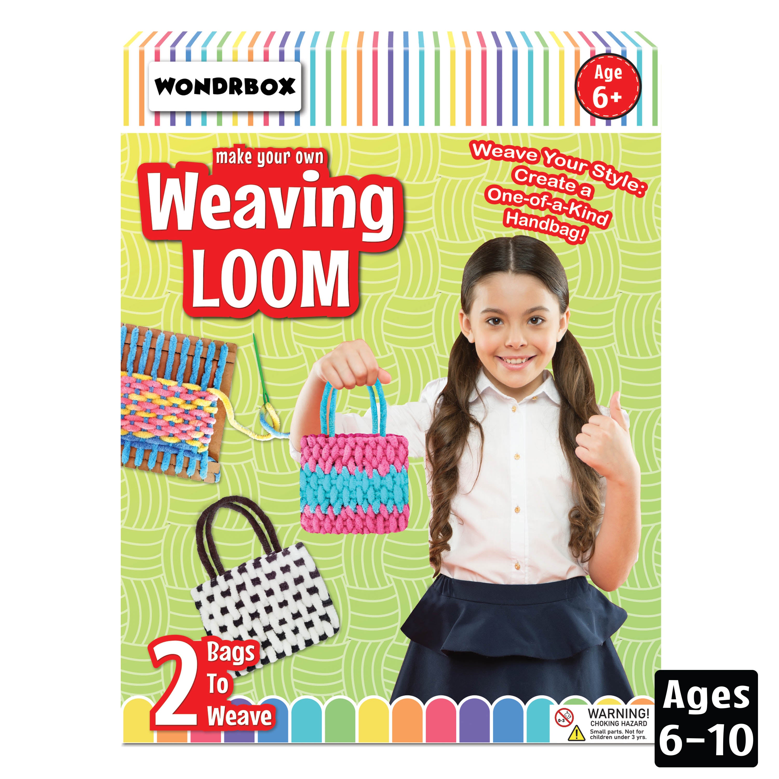 Weaving Loom Art and Craft Activity Kit, Age 6+