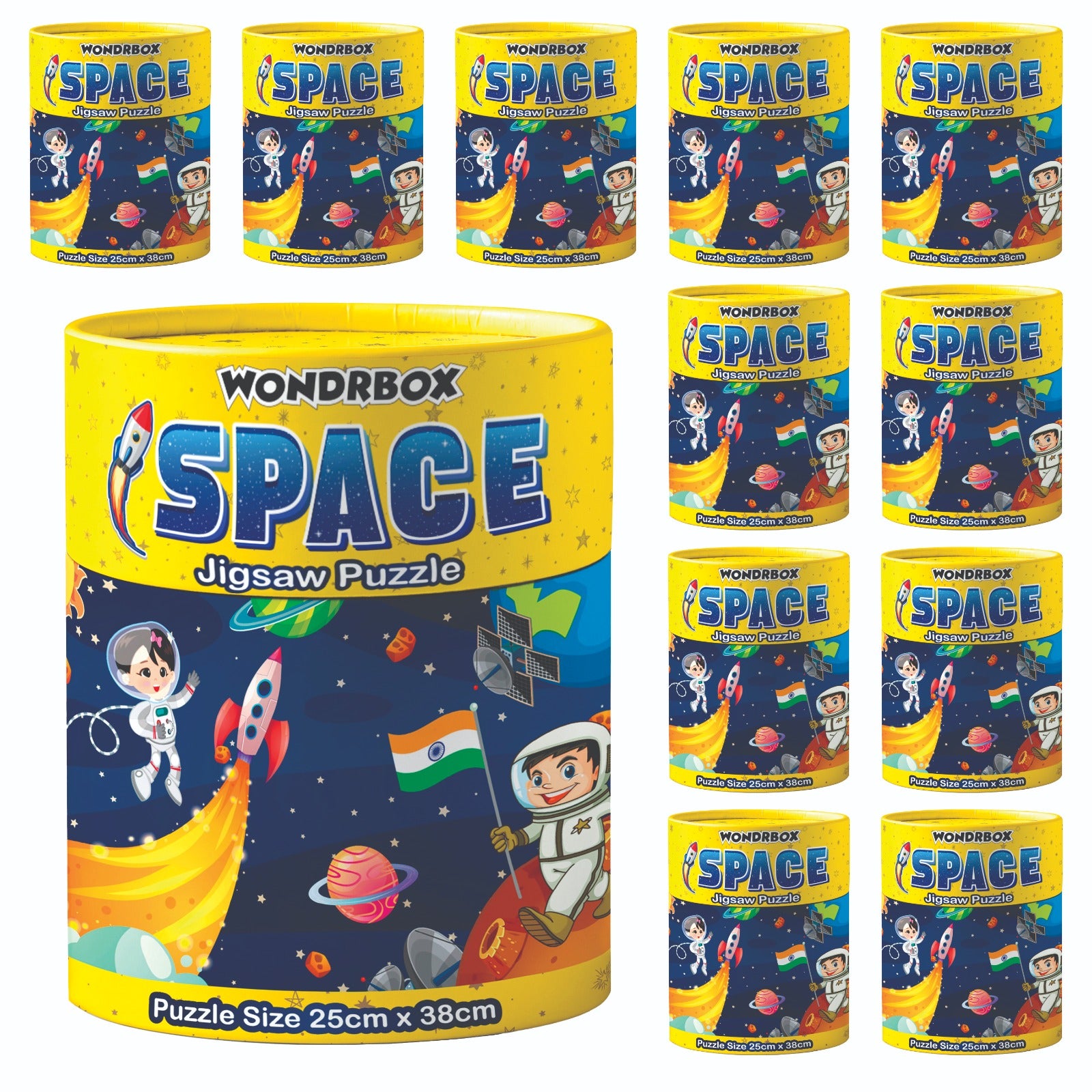 Birthday return gift Space 60 Pcs Jigsaw Puzzle ,Pack of 10 , Age 5+