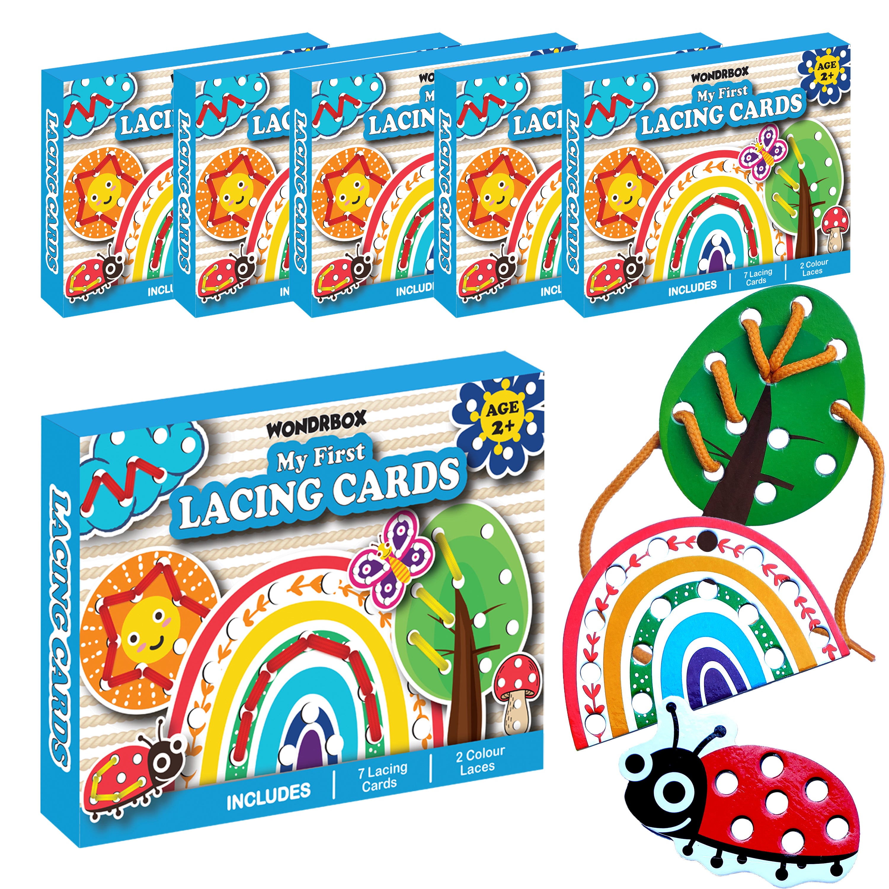 Birthday Return Gift for Kids - Nature Lacing , Pack of 5 ,Age 2+