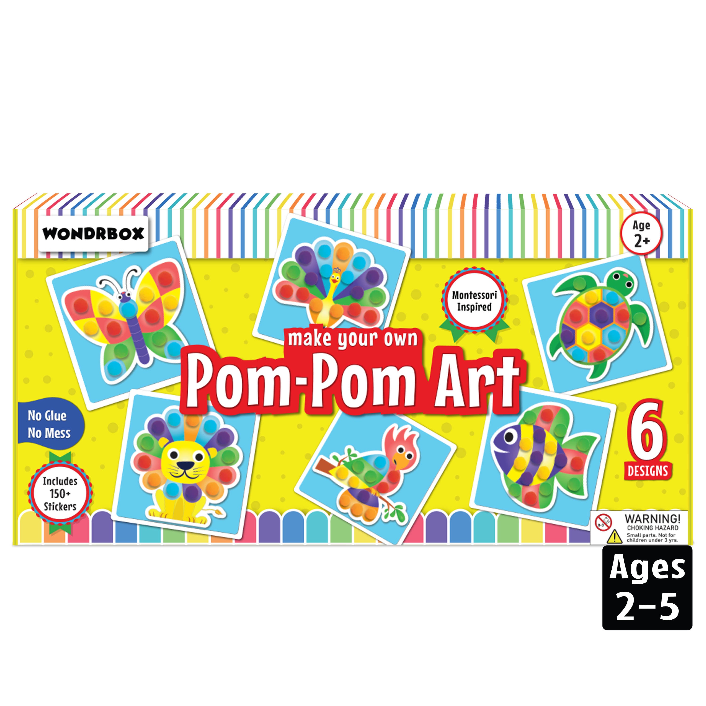 Pom Pom Arts and Crafts Activity Kit, Age 2+