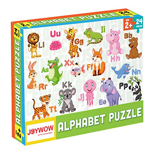 24 Pieces Alphabet Jigsaw Puzzles, Age 2+