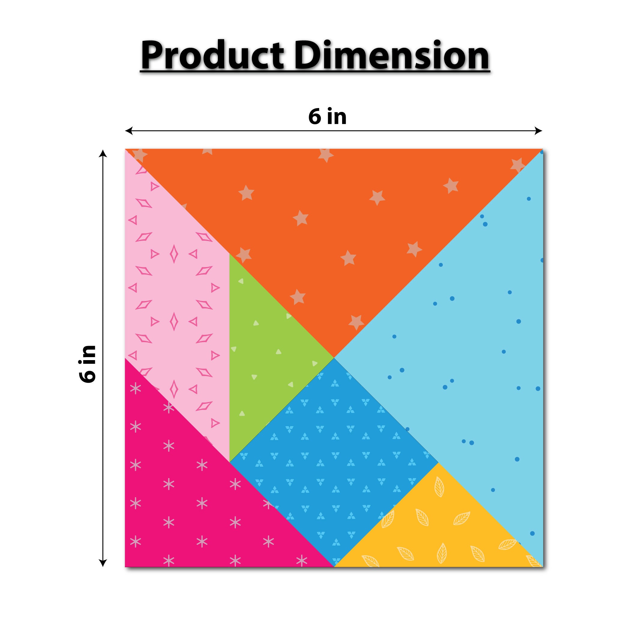 Magnetic Tangram Puzzle, Age 3+