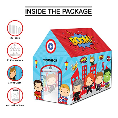 Marvel Theme Play Tent House, Age 3+