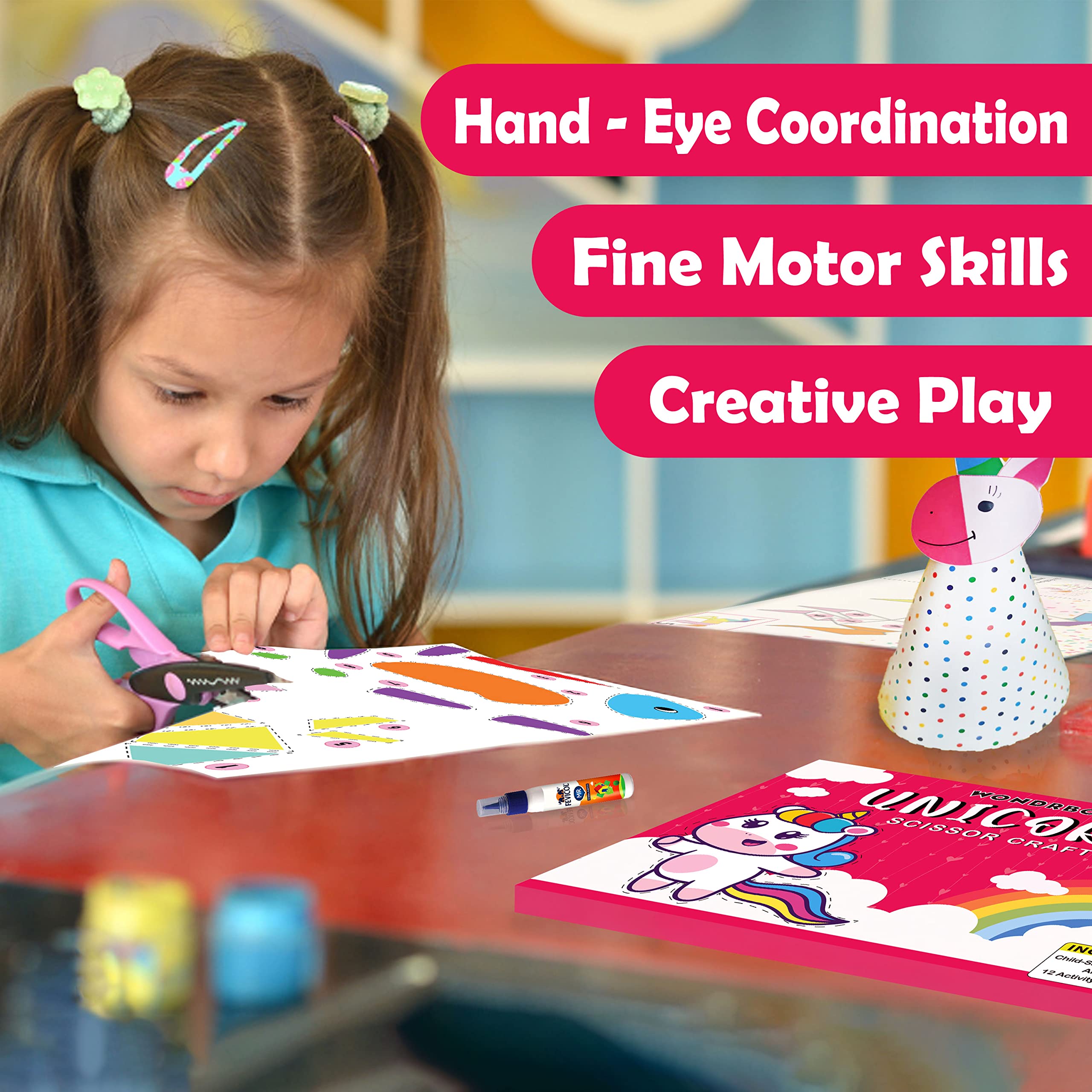 Scissor Craft Activity Kit, ( Set of 3 ), Age 3+