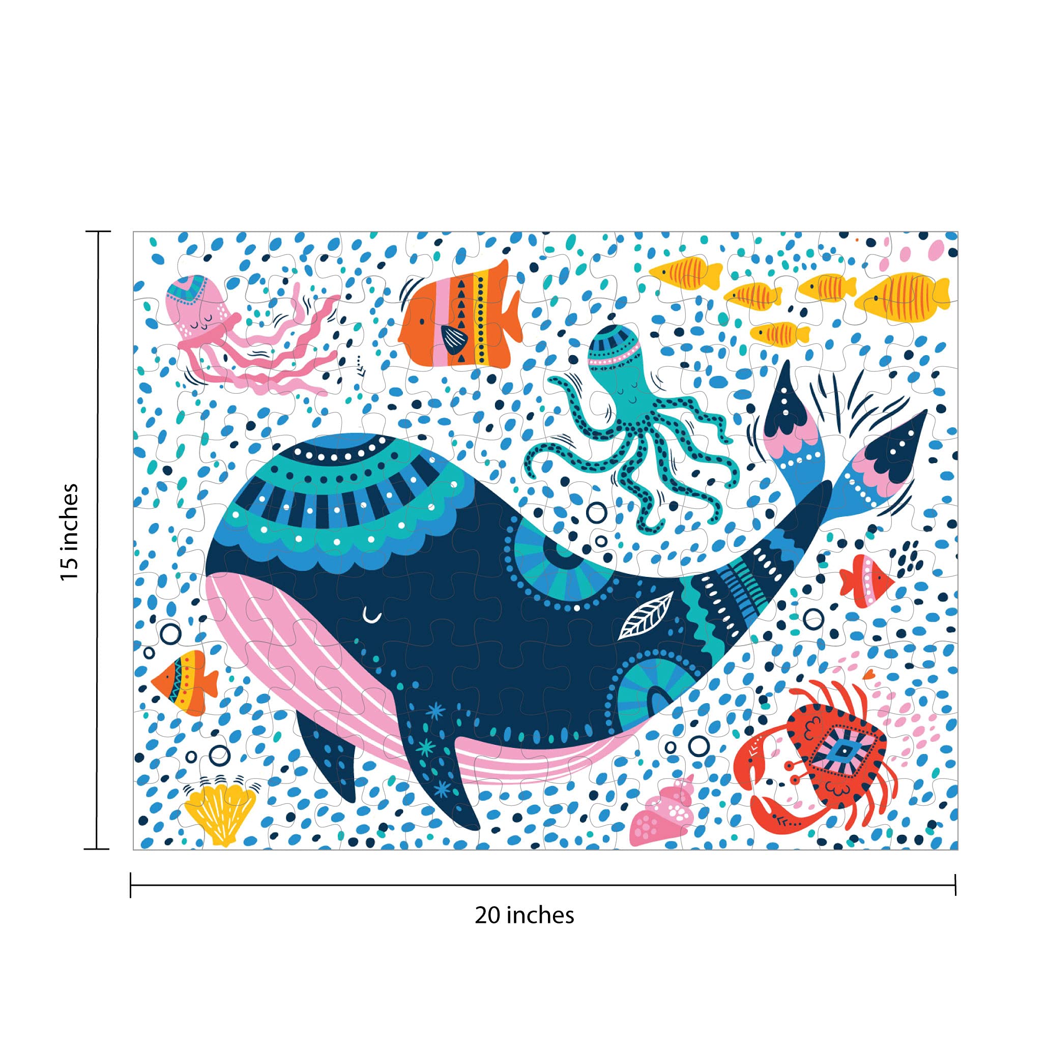 100 Piece Ocean Jigsaw Puzzle. Age 6+