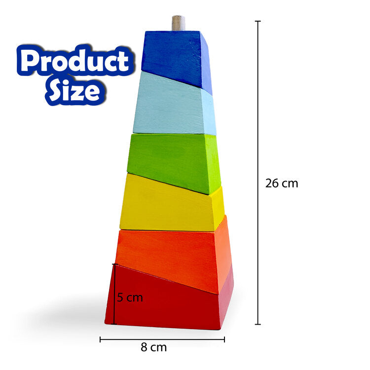 Wooden Stacking Toy, Age 2+