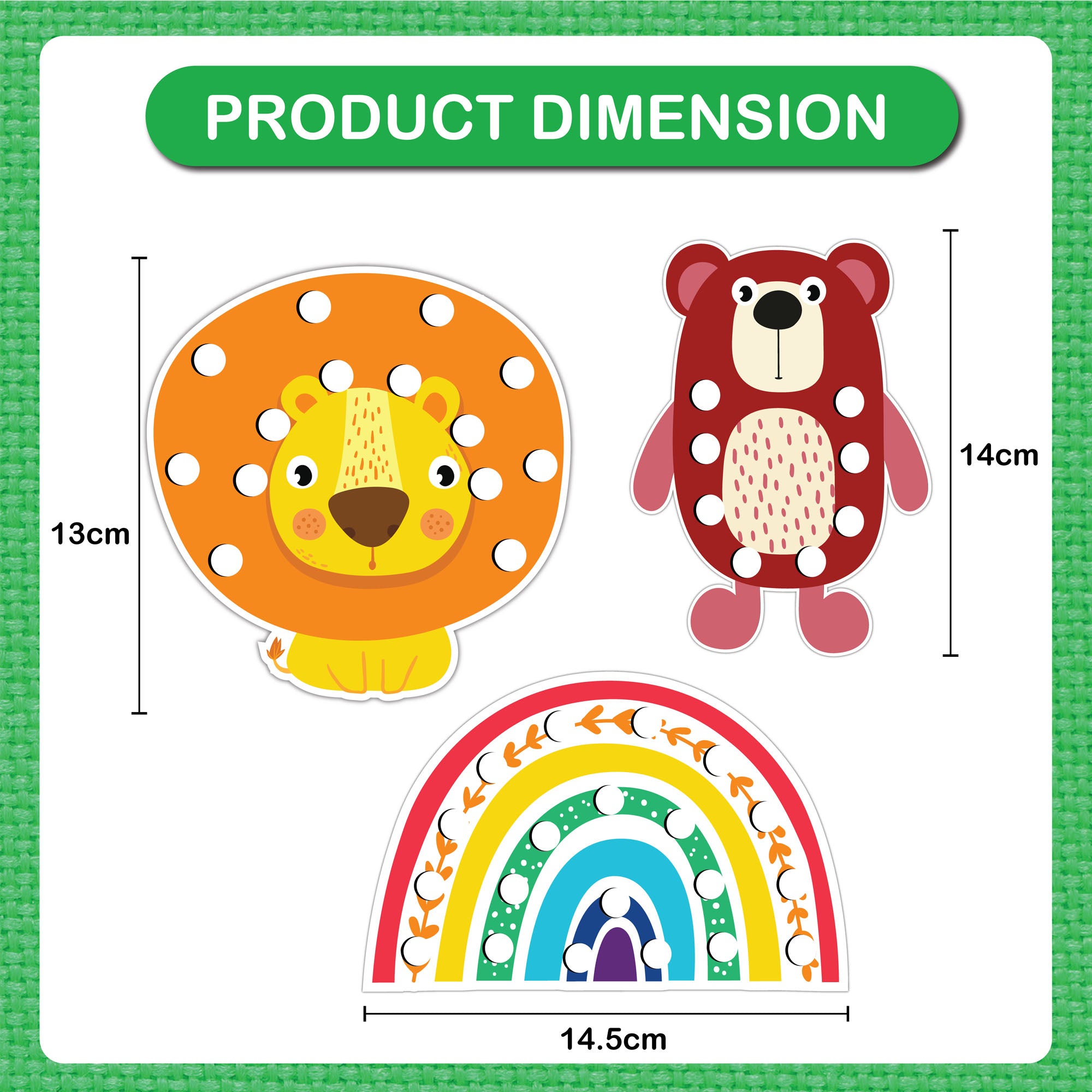 Learn to Stitch, Lacing Activity, Age 2+