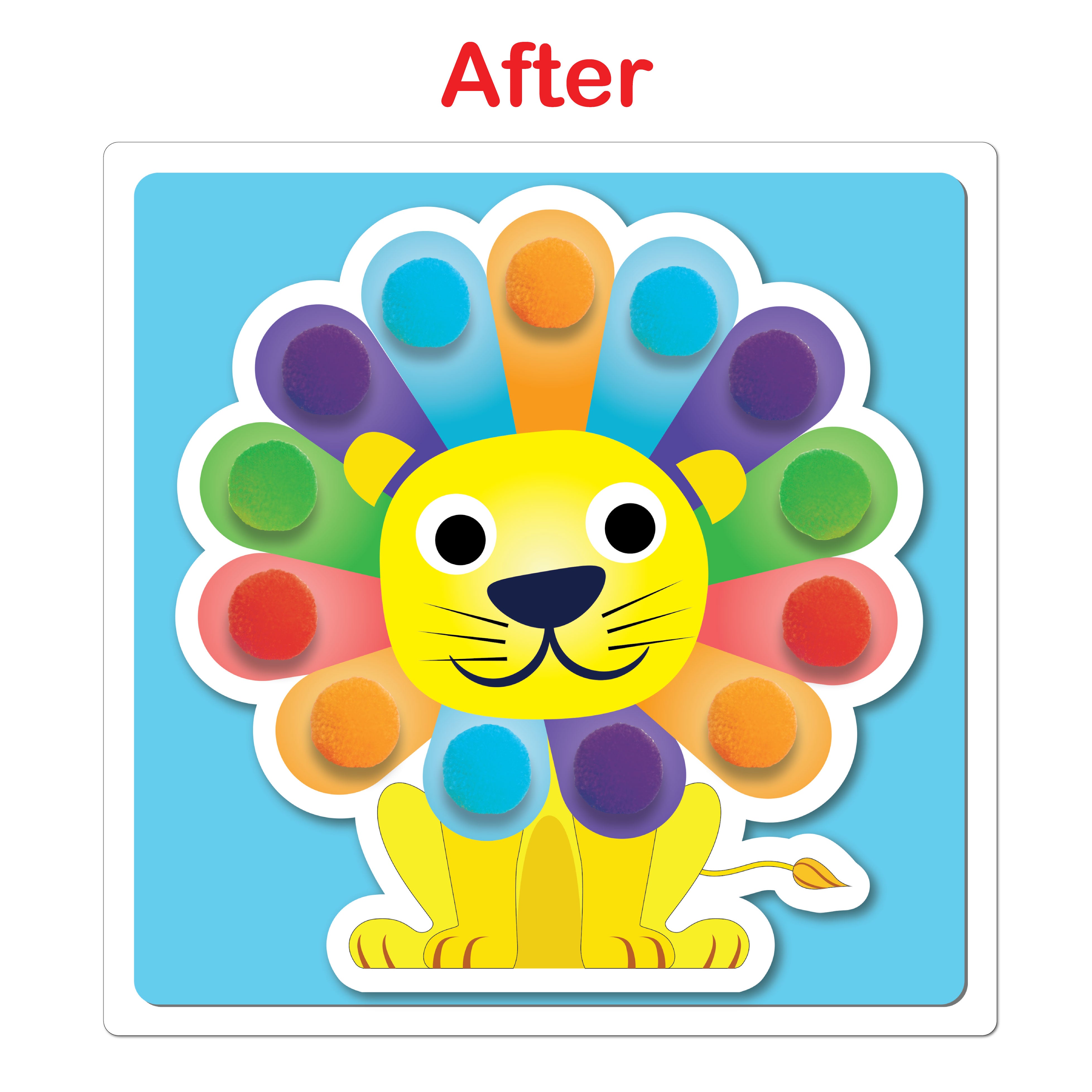 Pom Pom Arts and Crafts Activity Kit, Age 2+