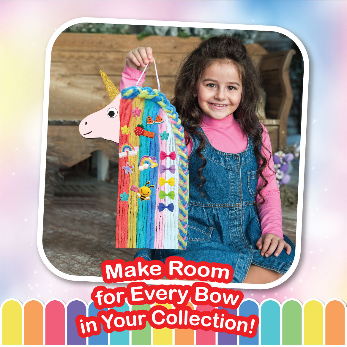 Hairbow Holder Art and Craft Activity Kit, Age 6+