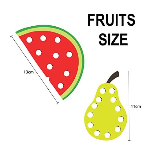 Fruits Lacing Activity Kit, Age 2+