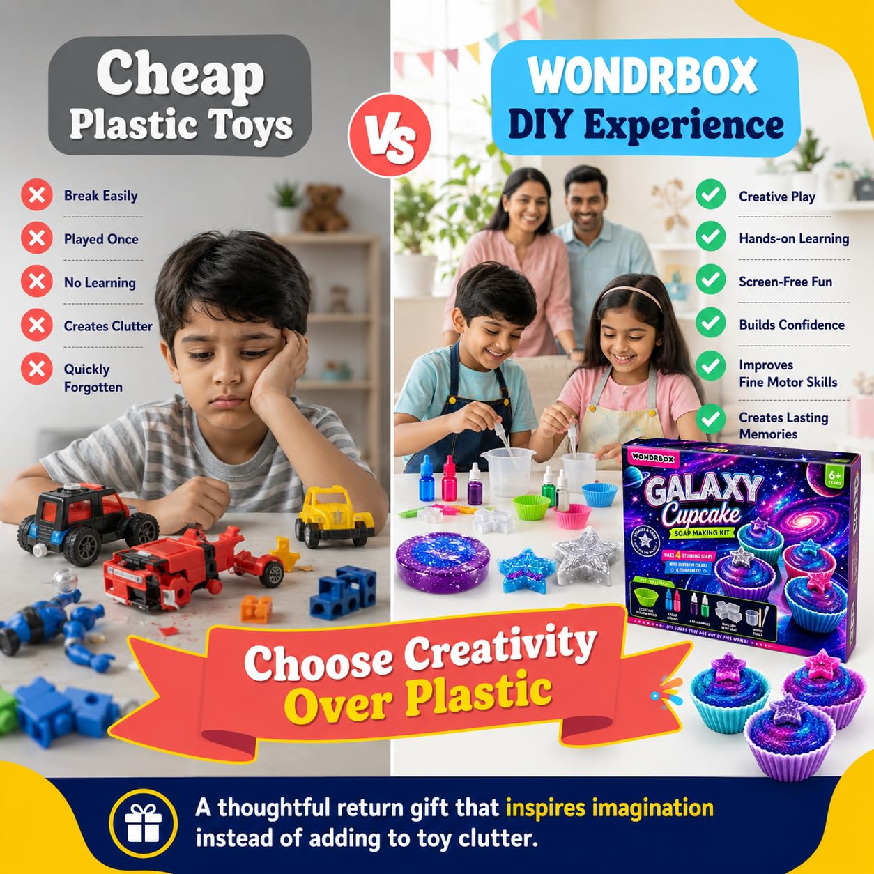 Galaxy Soap Making Science Kit for Kids  Pack of 10