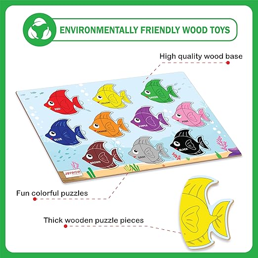 Wooden Color Puzzle, Age 2+