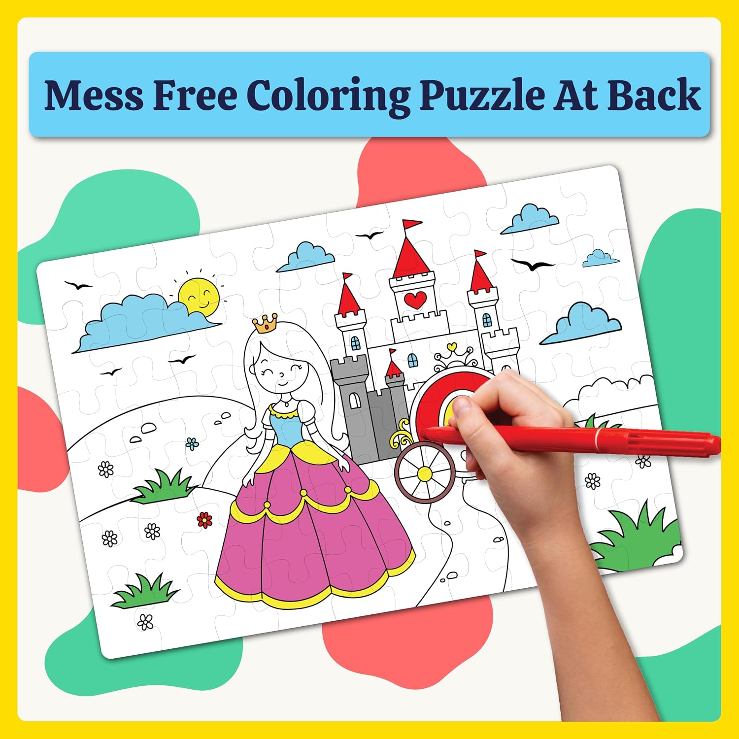 Princess 60 PCS Jigsaw Puzzle, Age 5+