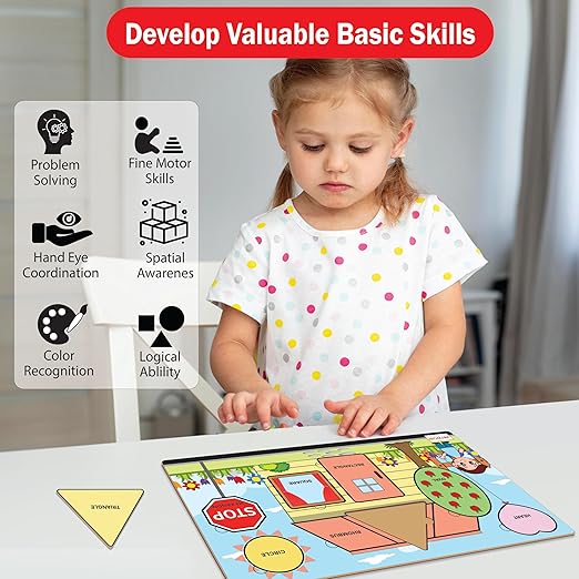 Wooden Shape Puzzle, Age 2+