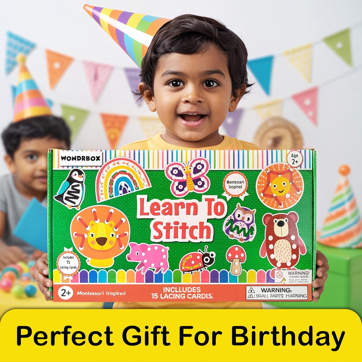Learn to Stitch, Lacing Activity, Age 2+