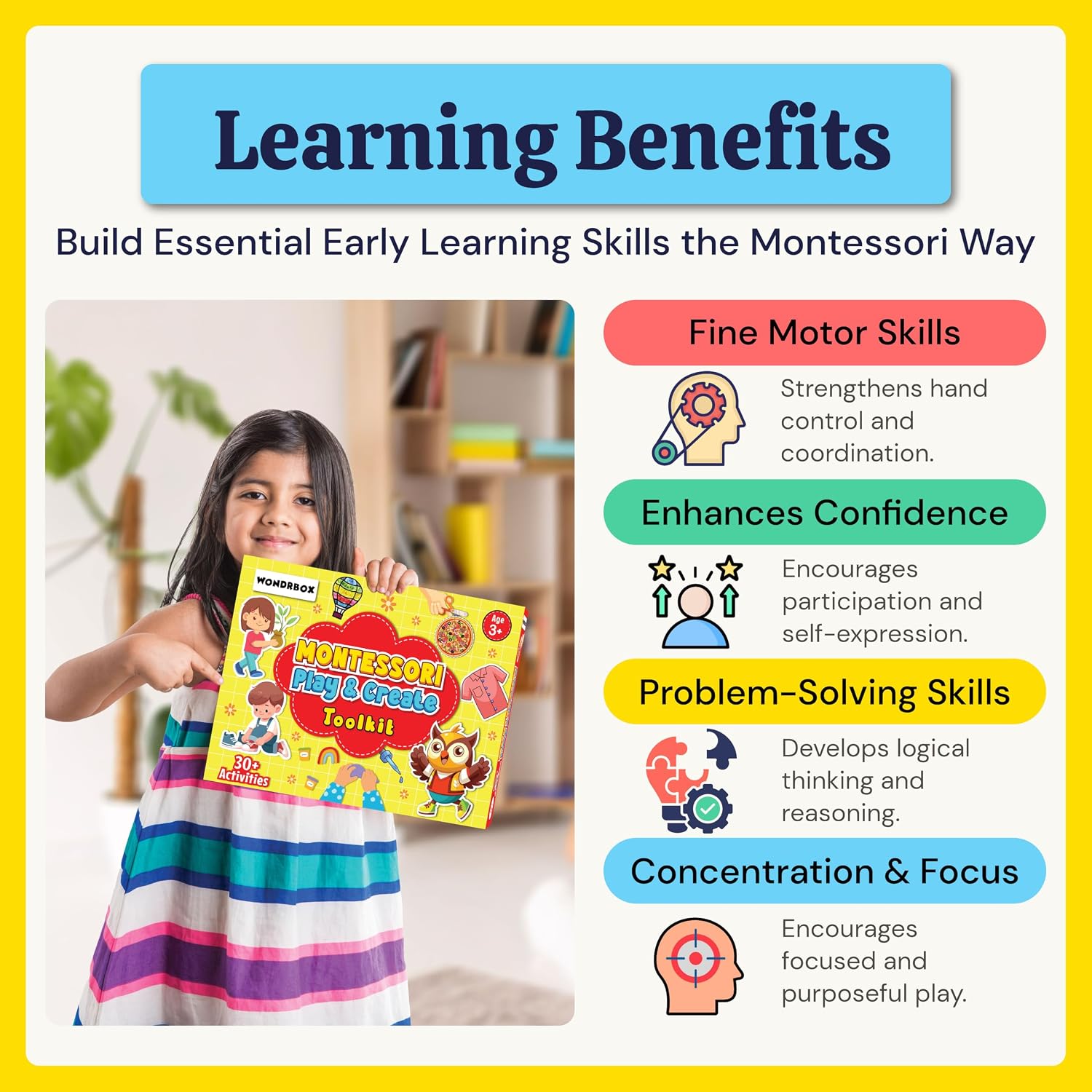 Montessori Play And Create Toolkit, Age 3+