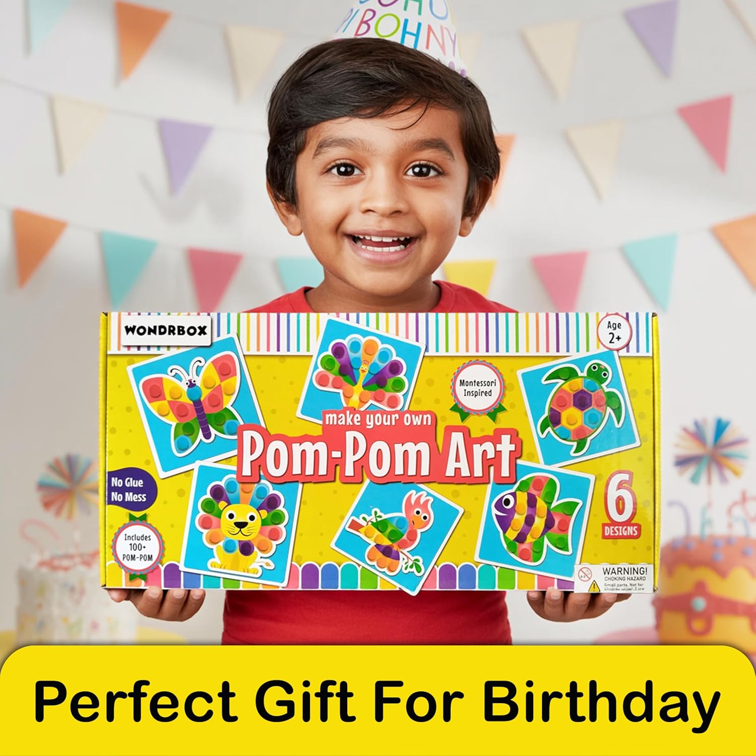 Pom Pom Arts and Crafts Activity Kit, Age 2+