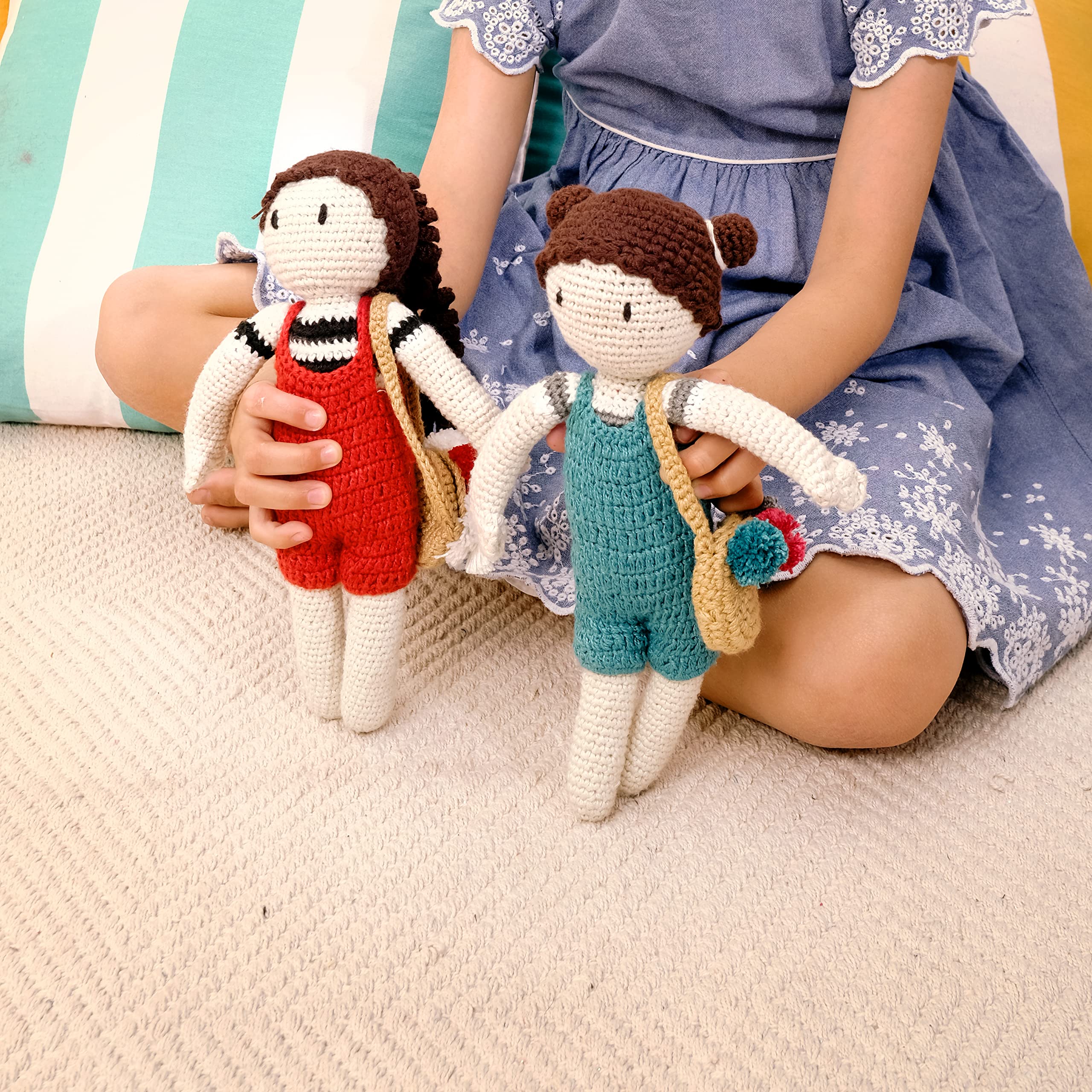 Red-Doll Crochet Toy , Age 0-3