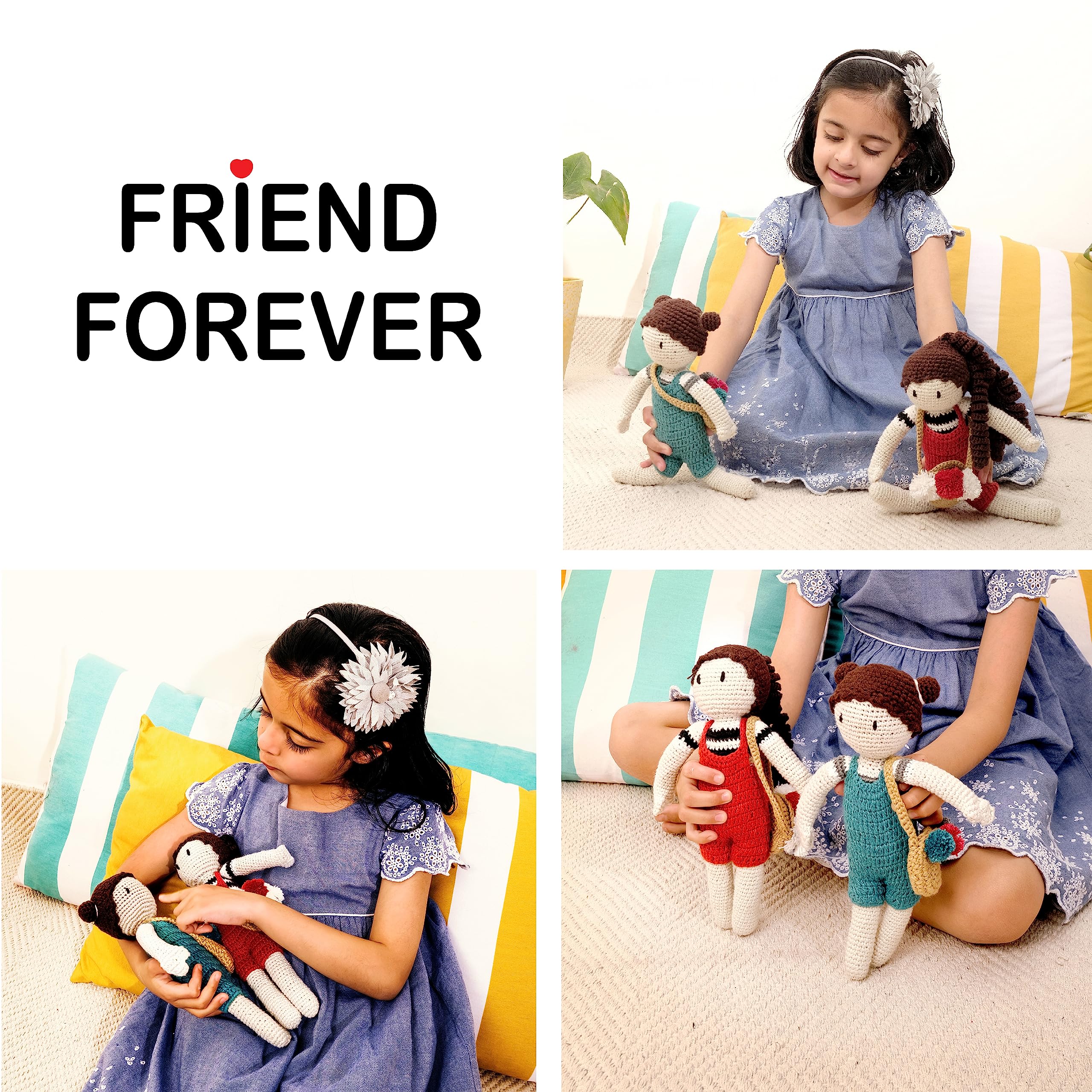 Red-Doll Crochet Toy , Age 0-3