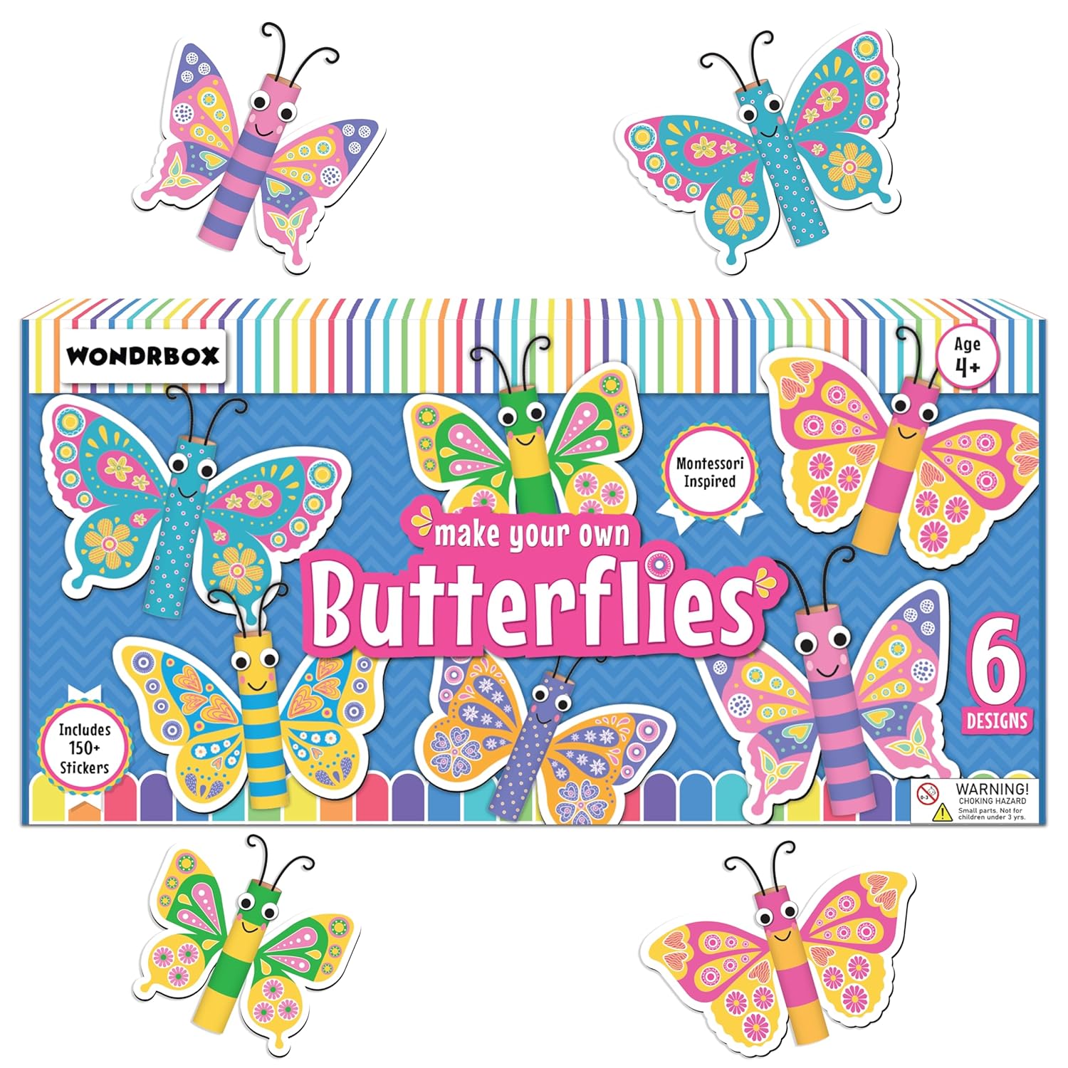 Butterflies Arts and Crafts Activity Kit, Age 4+