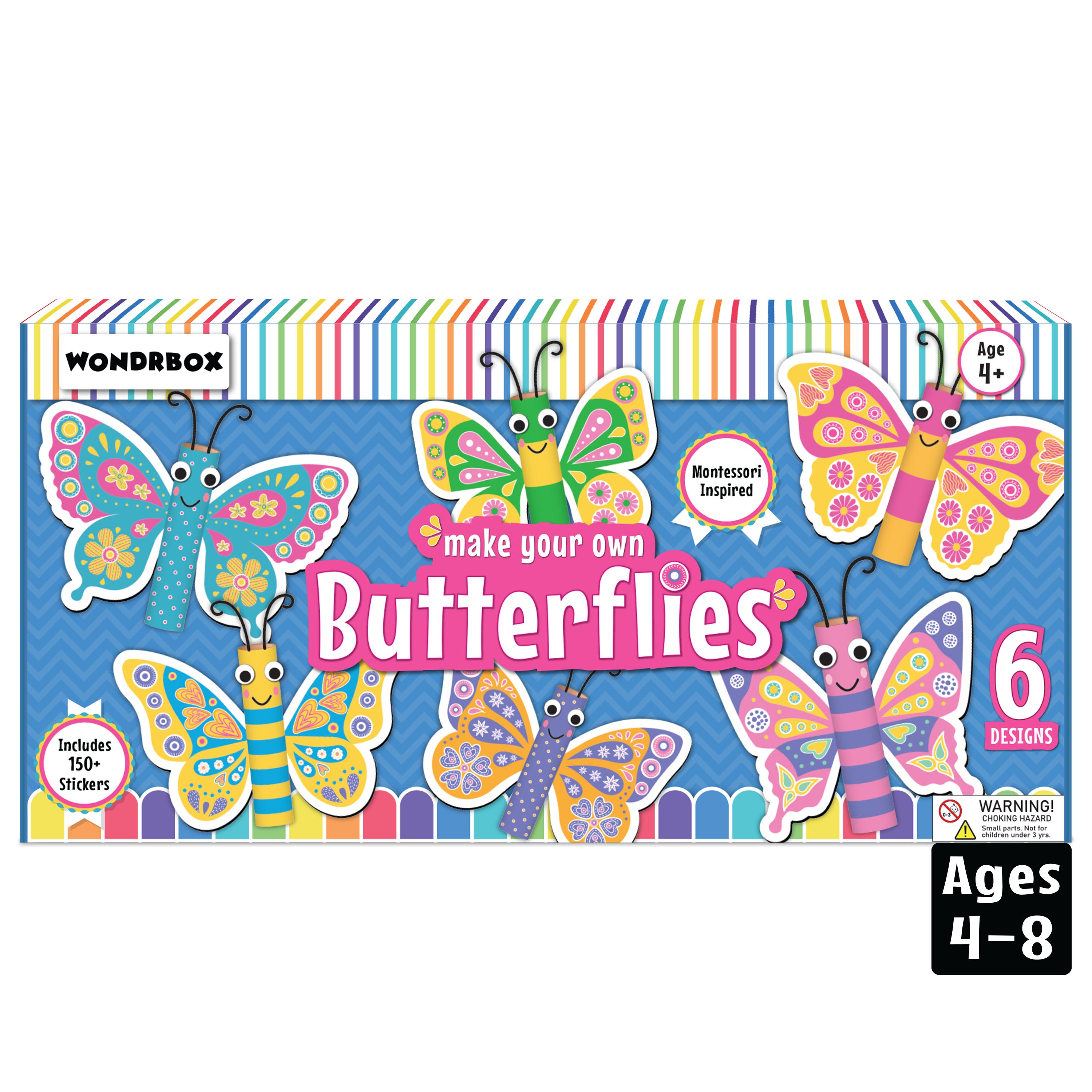Butterflies Arts and Crafts Activity Kit, Age 4+