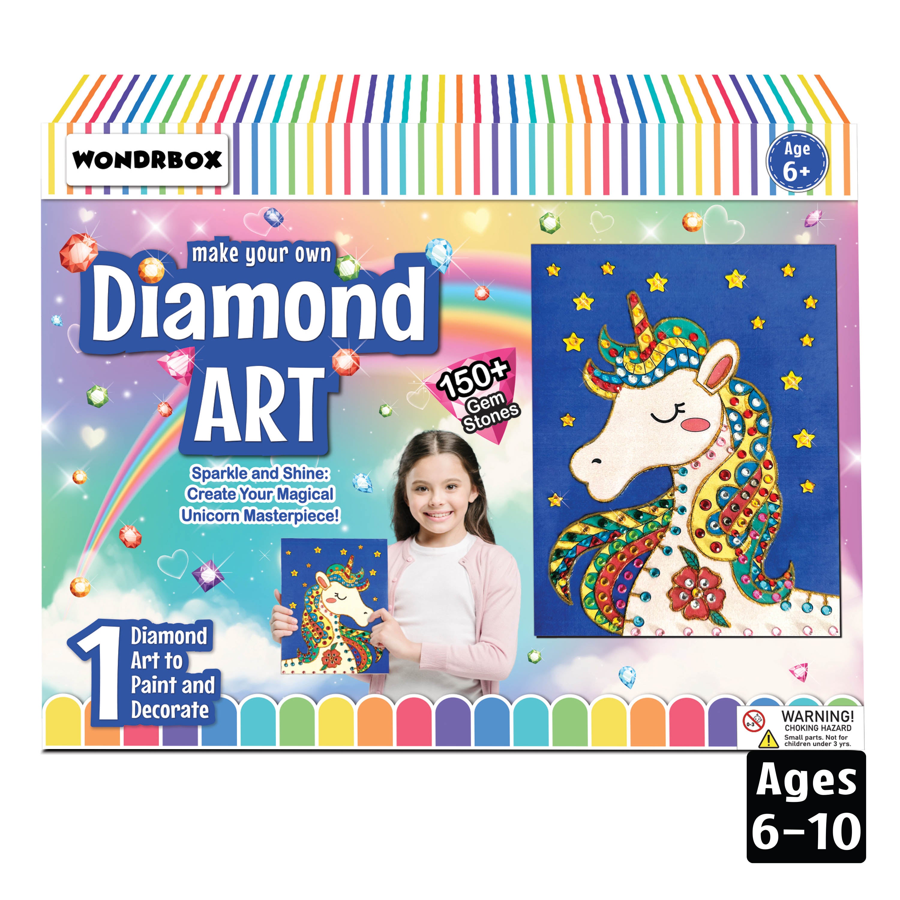 Diamond Art Craft Kit, Age 6+