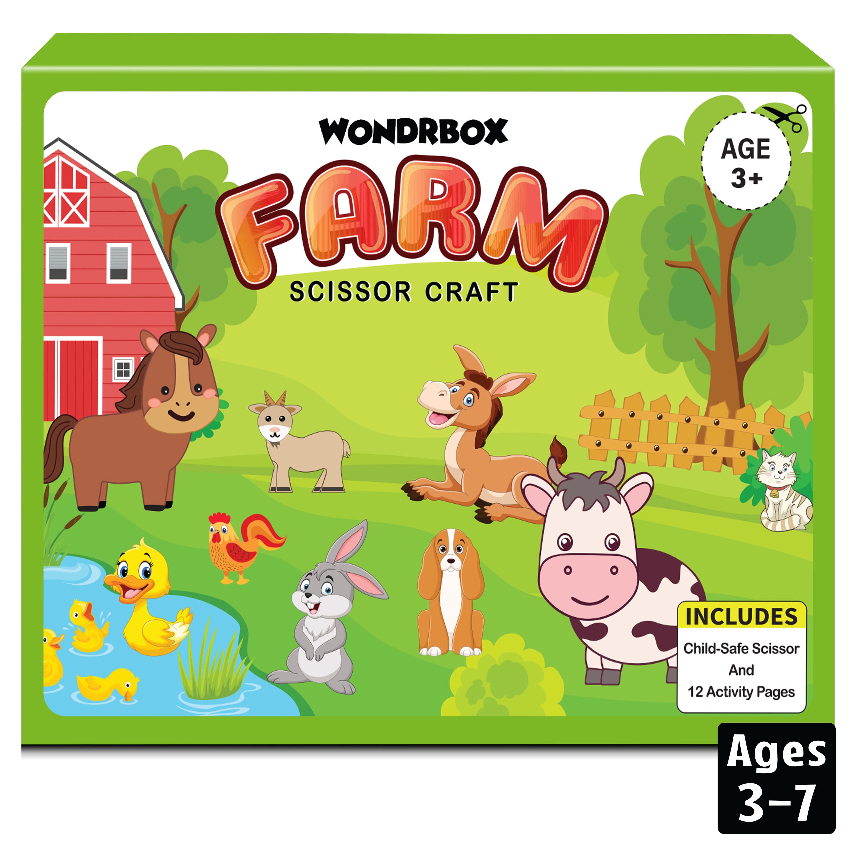 Farm Scissor Craft Kit, Age 3+