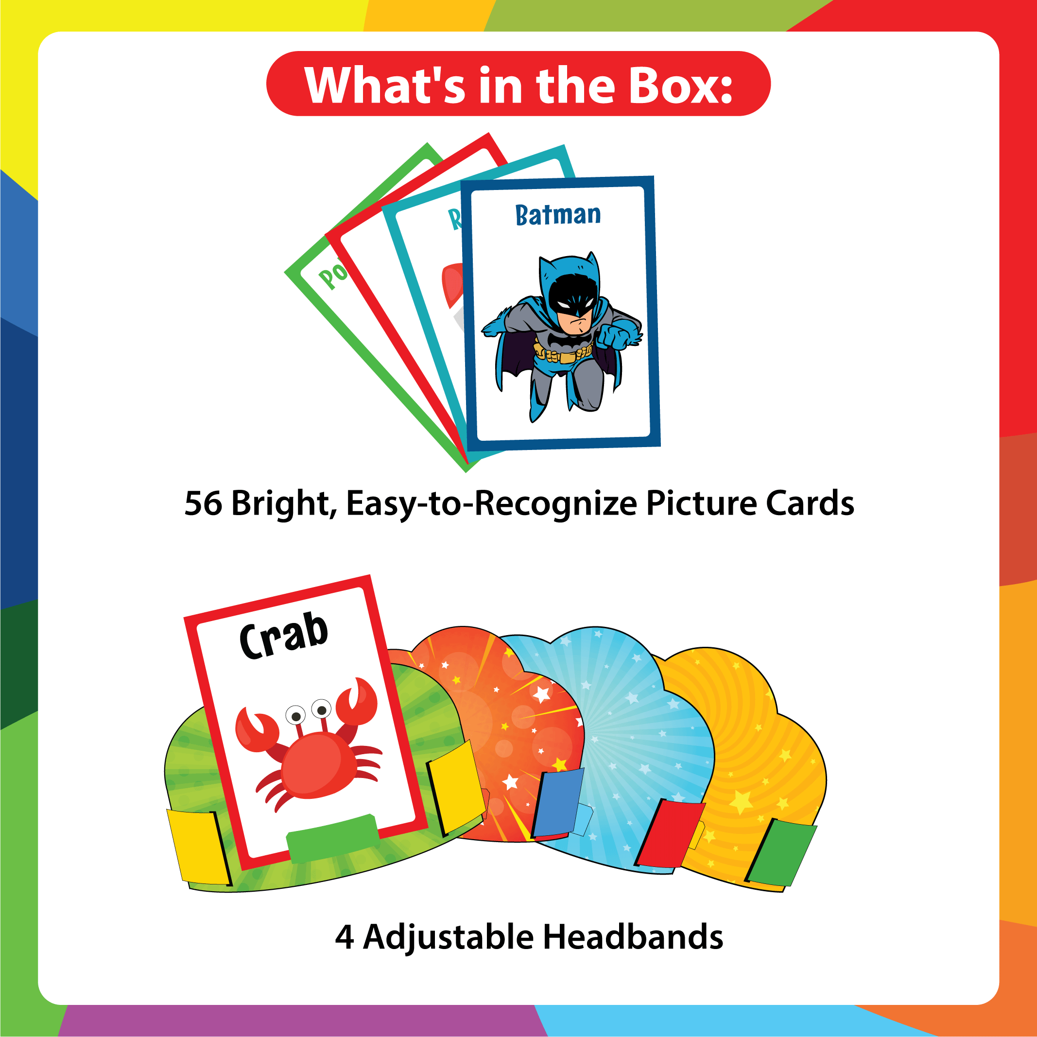 Guess What I Am Card Game, Ages 3+