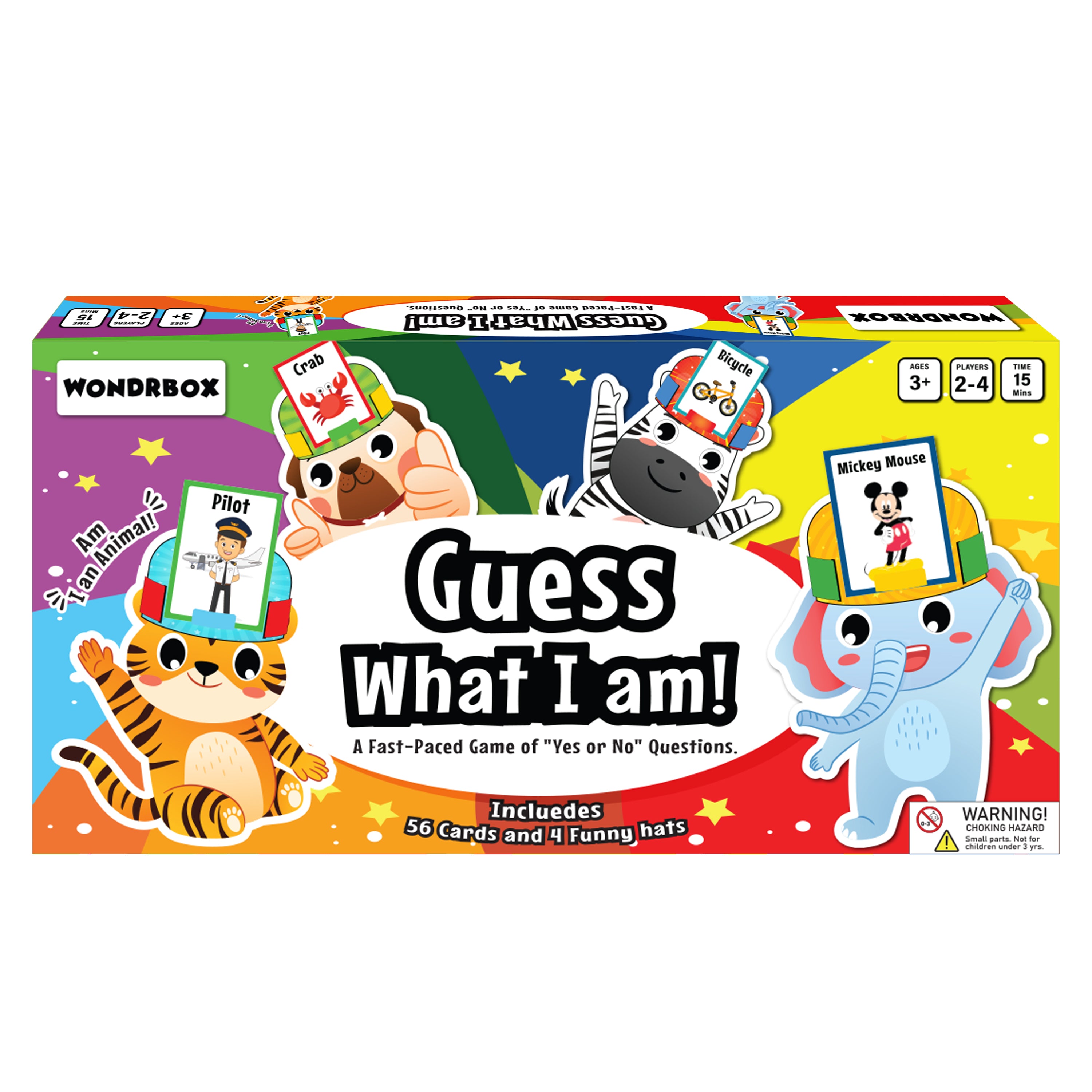 Guess What I Am Card Game, Ages 3+