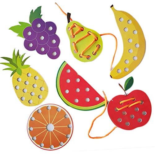 Fruit Lacing Activity Kit, Age 2+