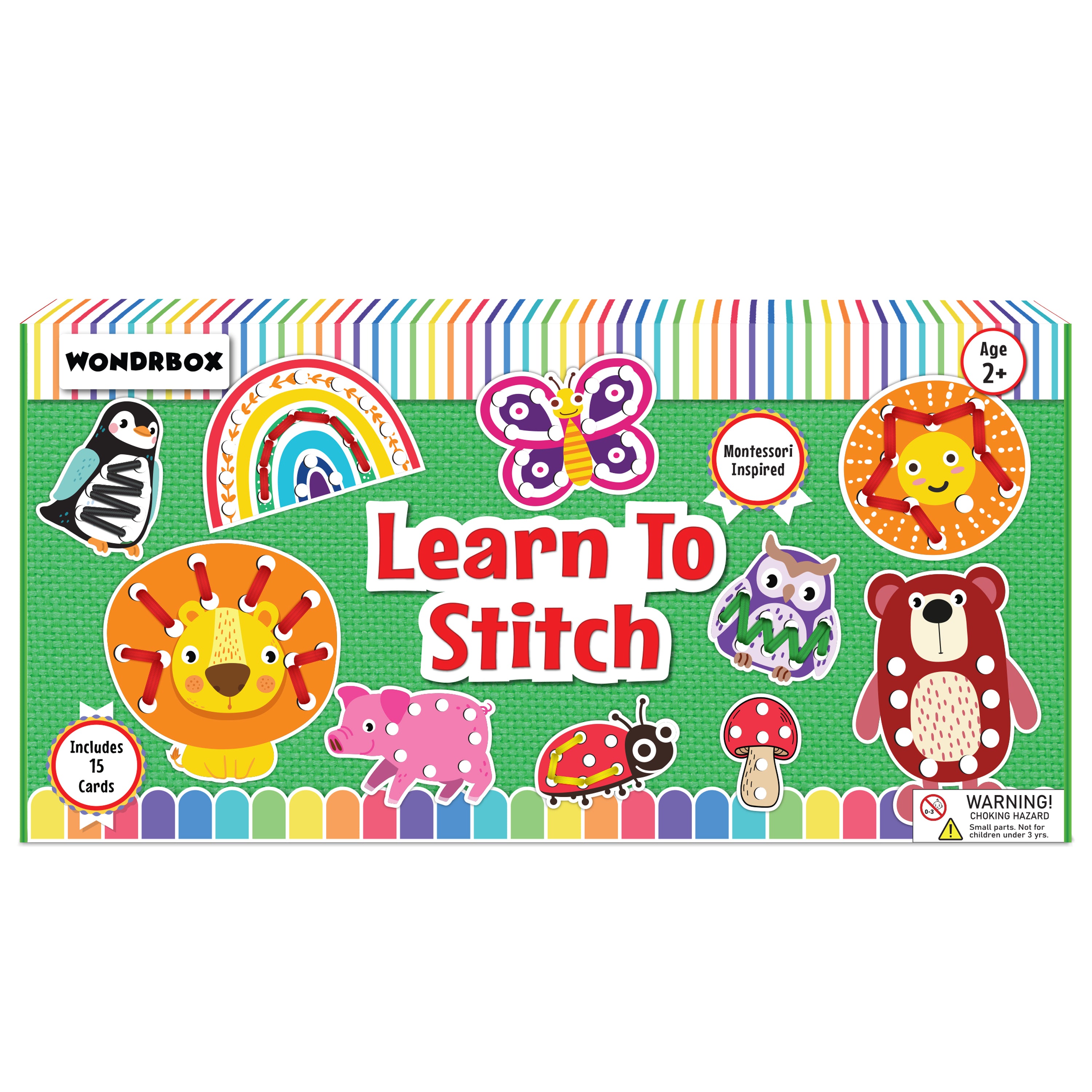 Learn to Stitch, Lacing Activity, Age 2+