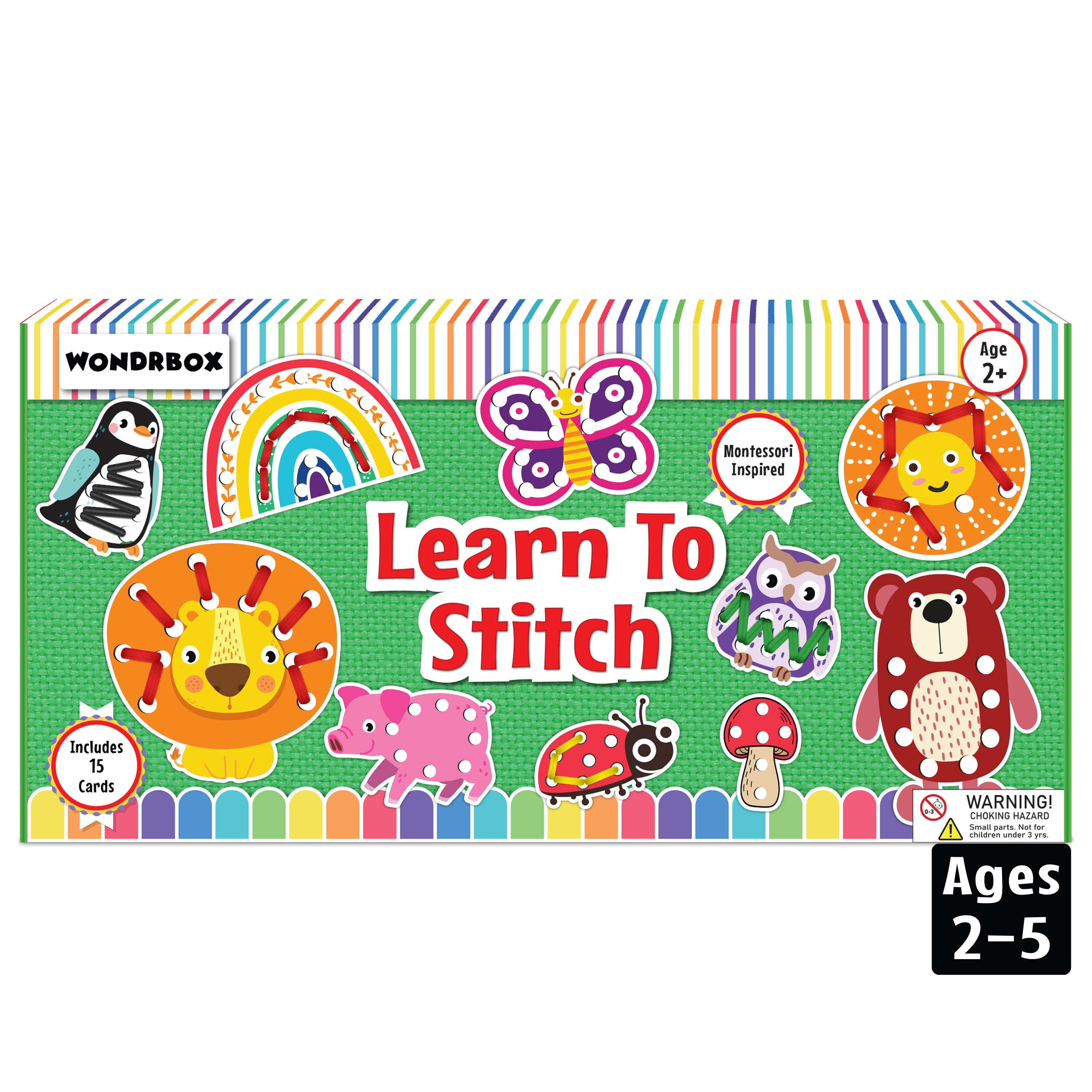Learn to Stitch, Lacing Activity, Age 2+