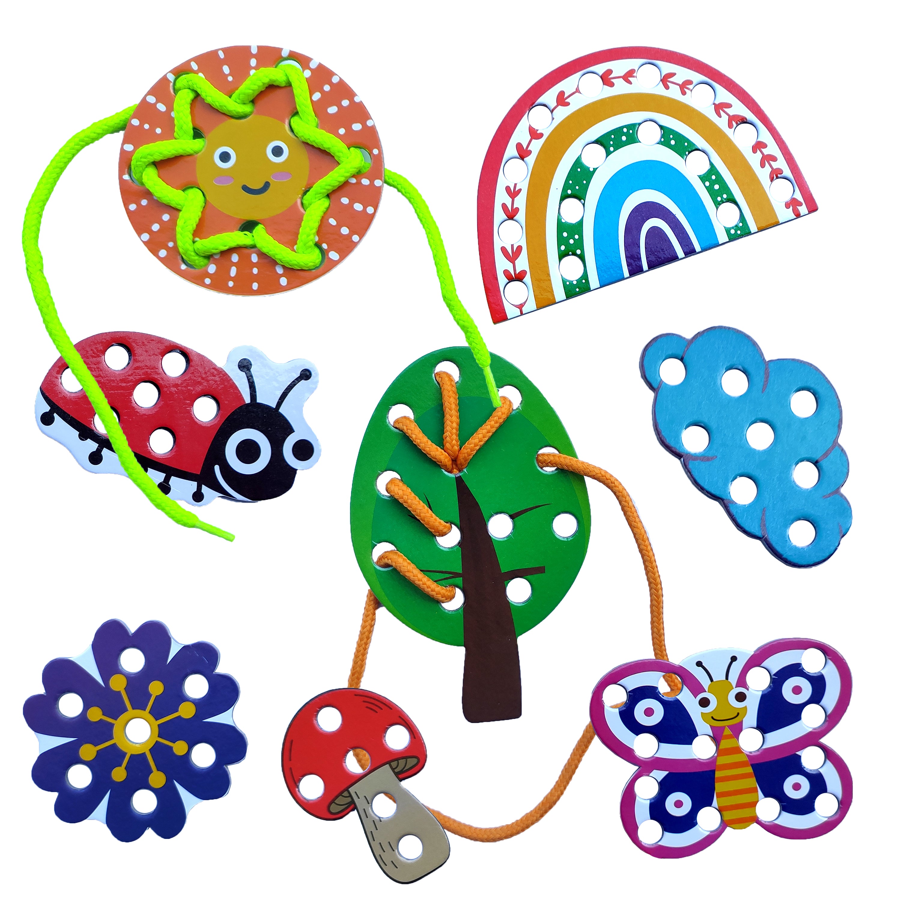 Nature Lacing Activity Kit, Age 2+