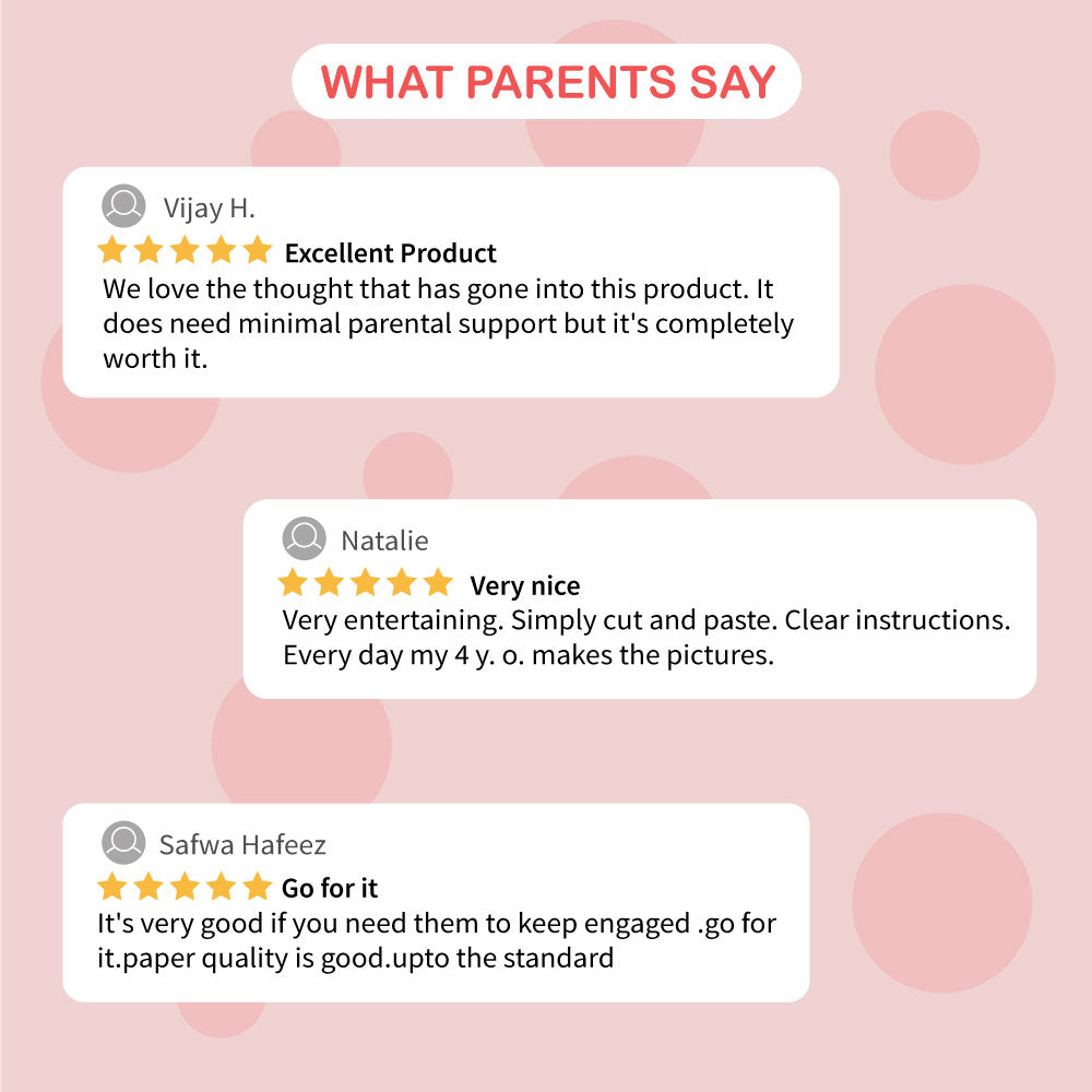 Scissor Craft Activity Kit, ( Set of 3 ), Age 3+