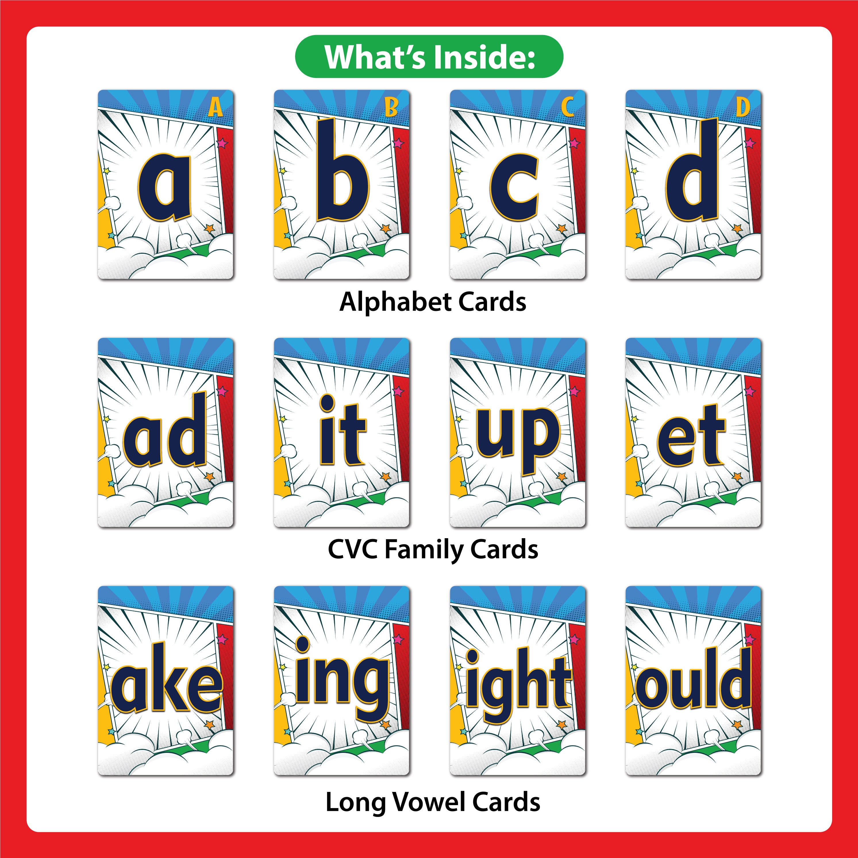 Snap & Spell Card Game,  Ages 5+