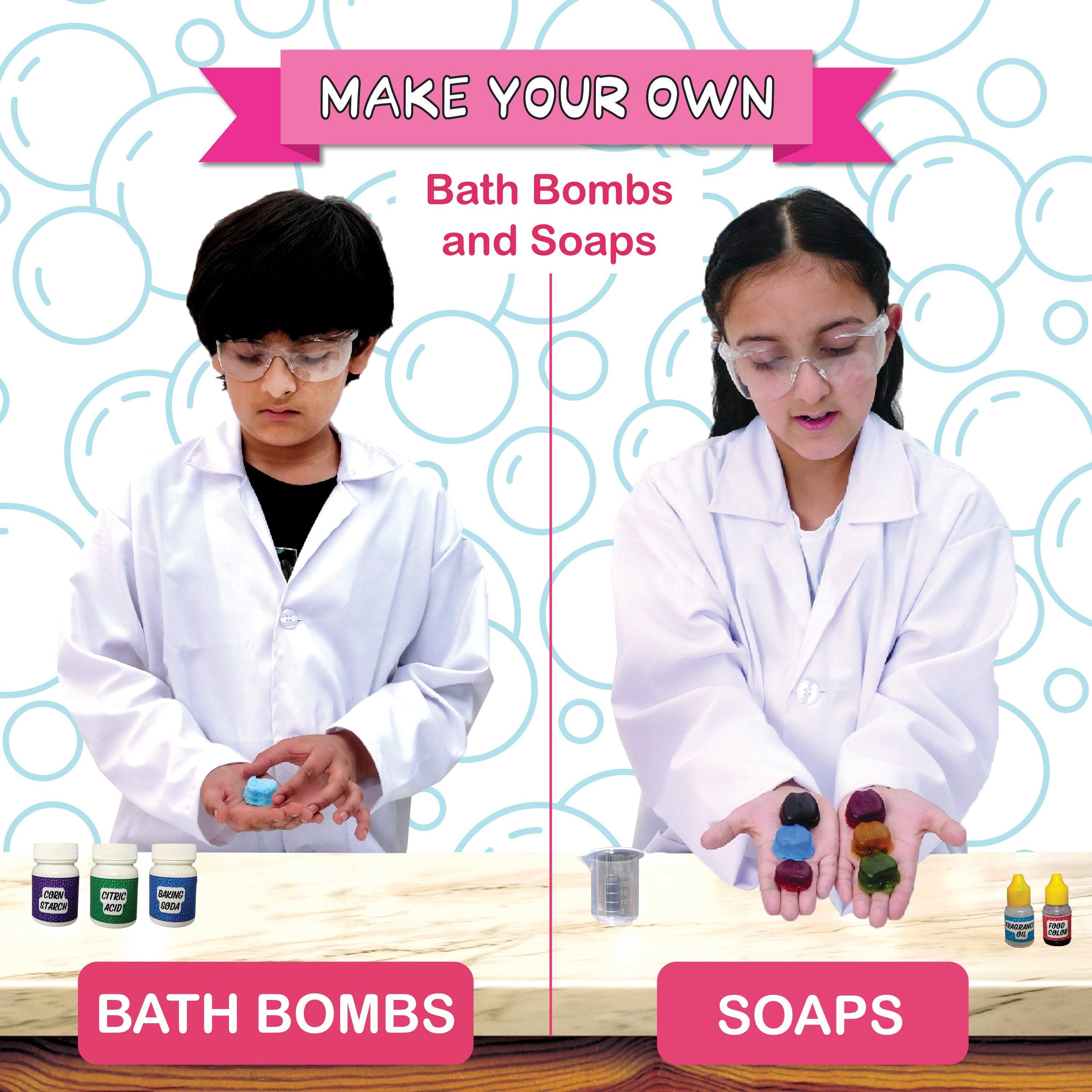 Science Kits (Set of 3), Age 8+