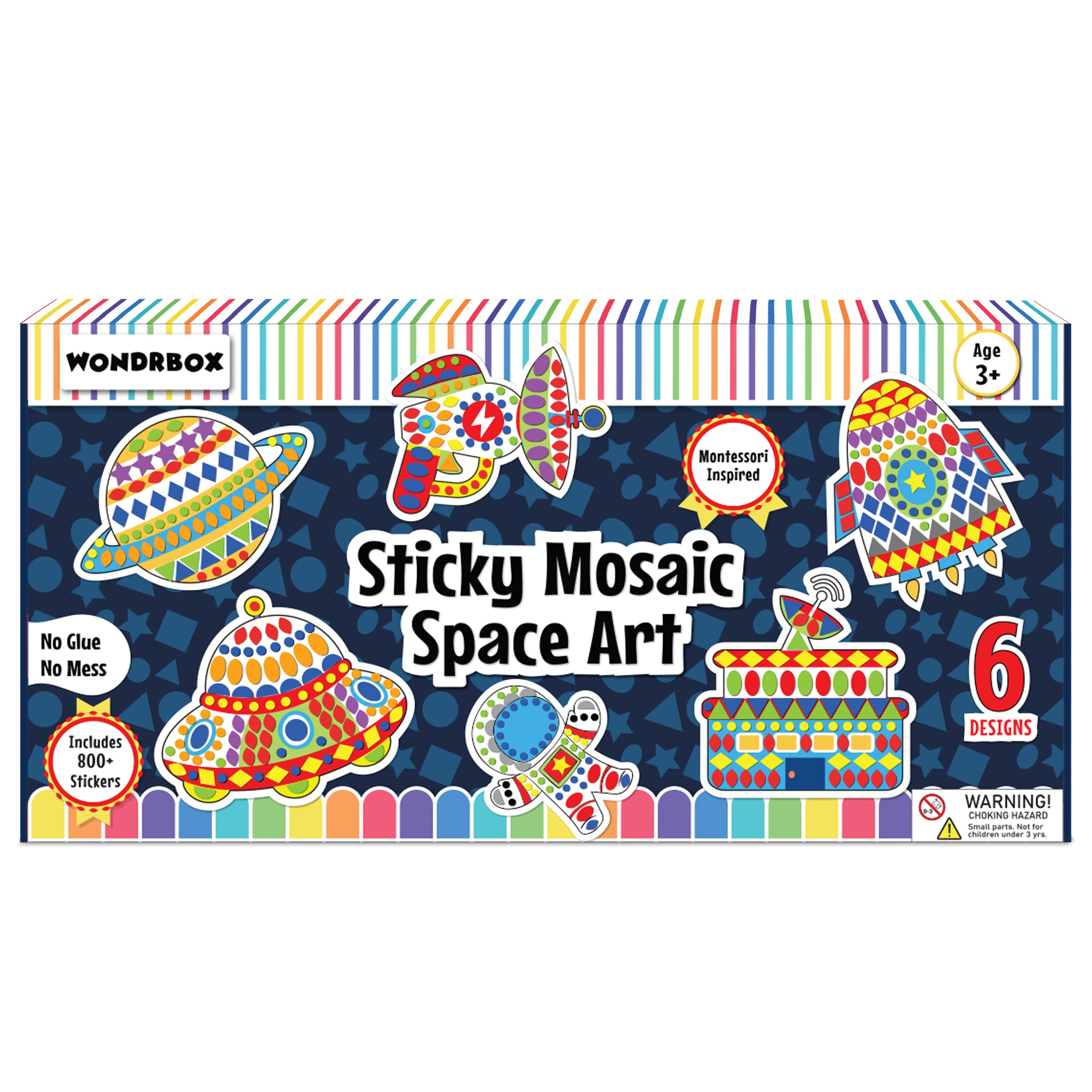 Sticky Mosaic Space Art Craft kit Age 3+