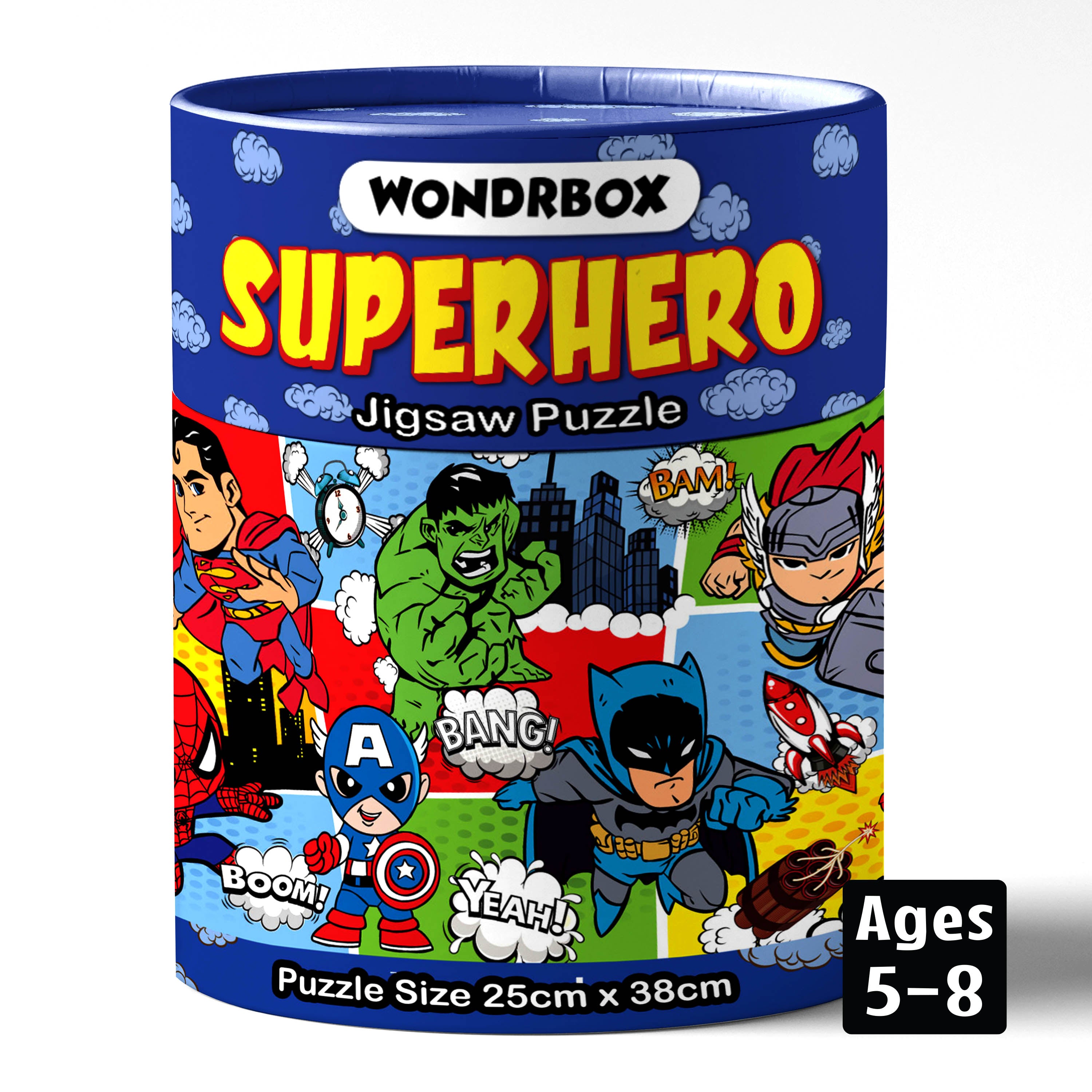 Superhero, 60 PCS Jigsaw Puzzle, Age 5+