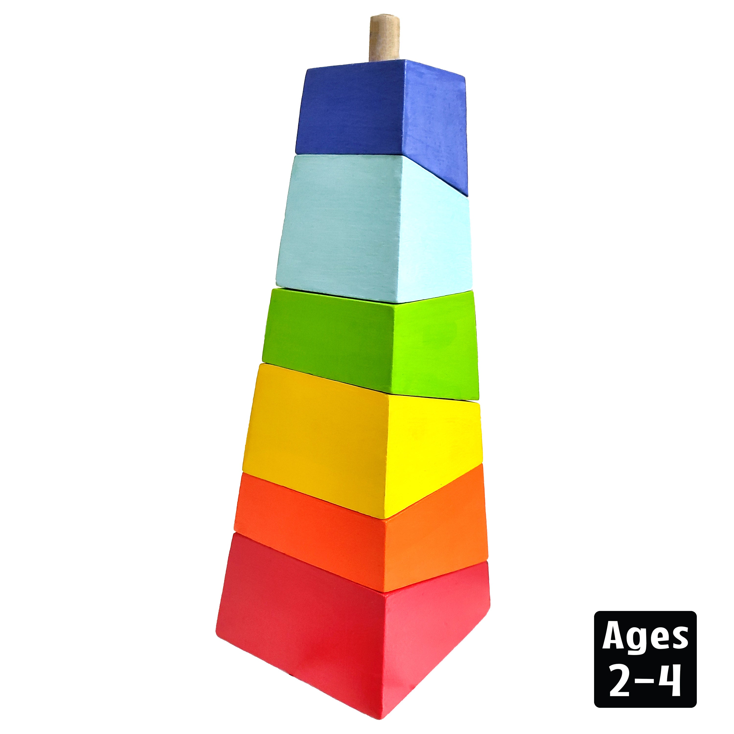 Wooden Stacking Toy, Age 2+