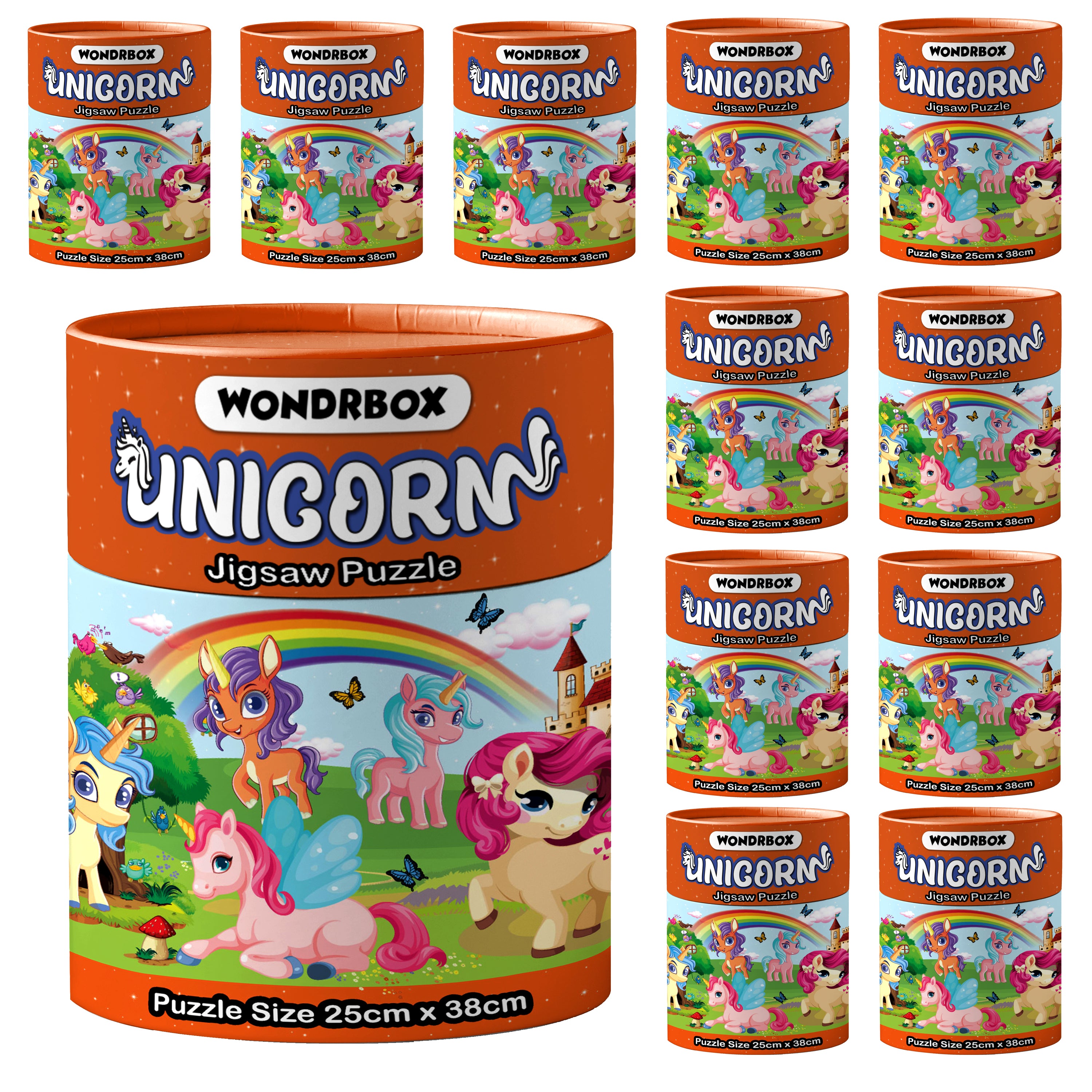 Birthday Return Gifts for Kids ,60 pcs Unicorn Jigsaw Puzzle, Pack of 10 Age 5+